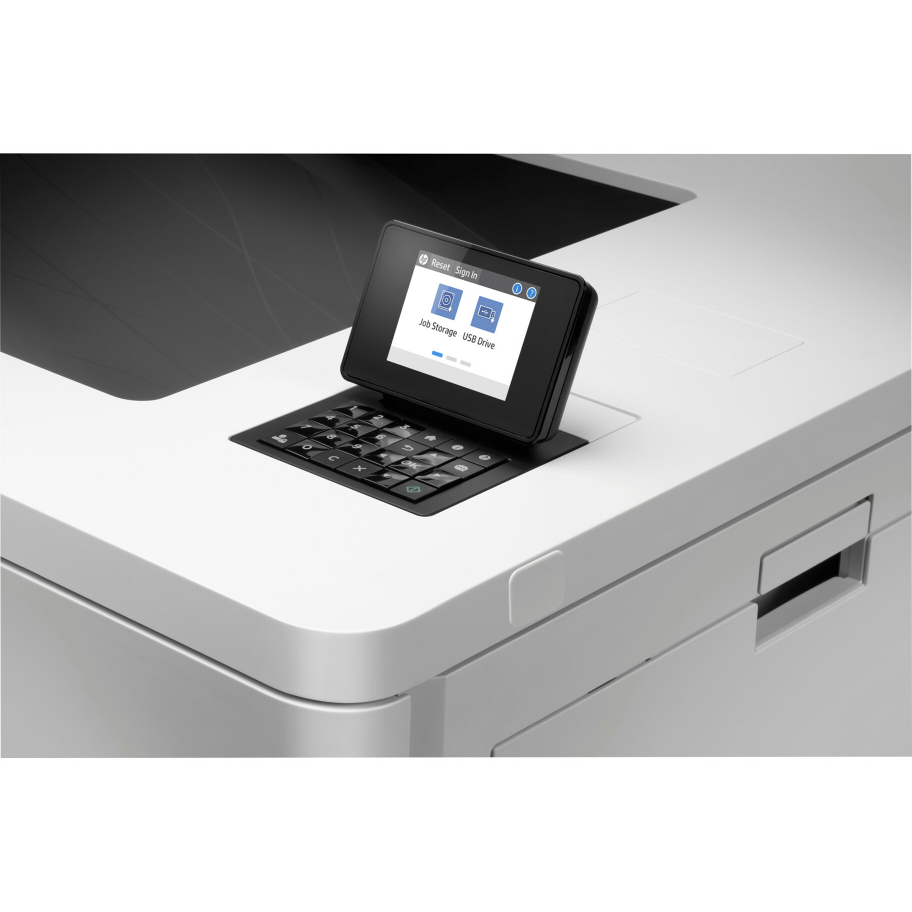HP LaserJet Enterprise M751 M751dn Desktop Laser Printer - Color - 40 ppm Mono / 40 ppm Color - 1200 x 1200 dpi Print - Automatic Duplex Print - 650 Sheets Input - Ethernet - 150000 Pages Duty Cycle - Plain Paper Print - Gigabit Ethernet - USB — alternate image1