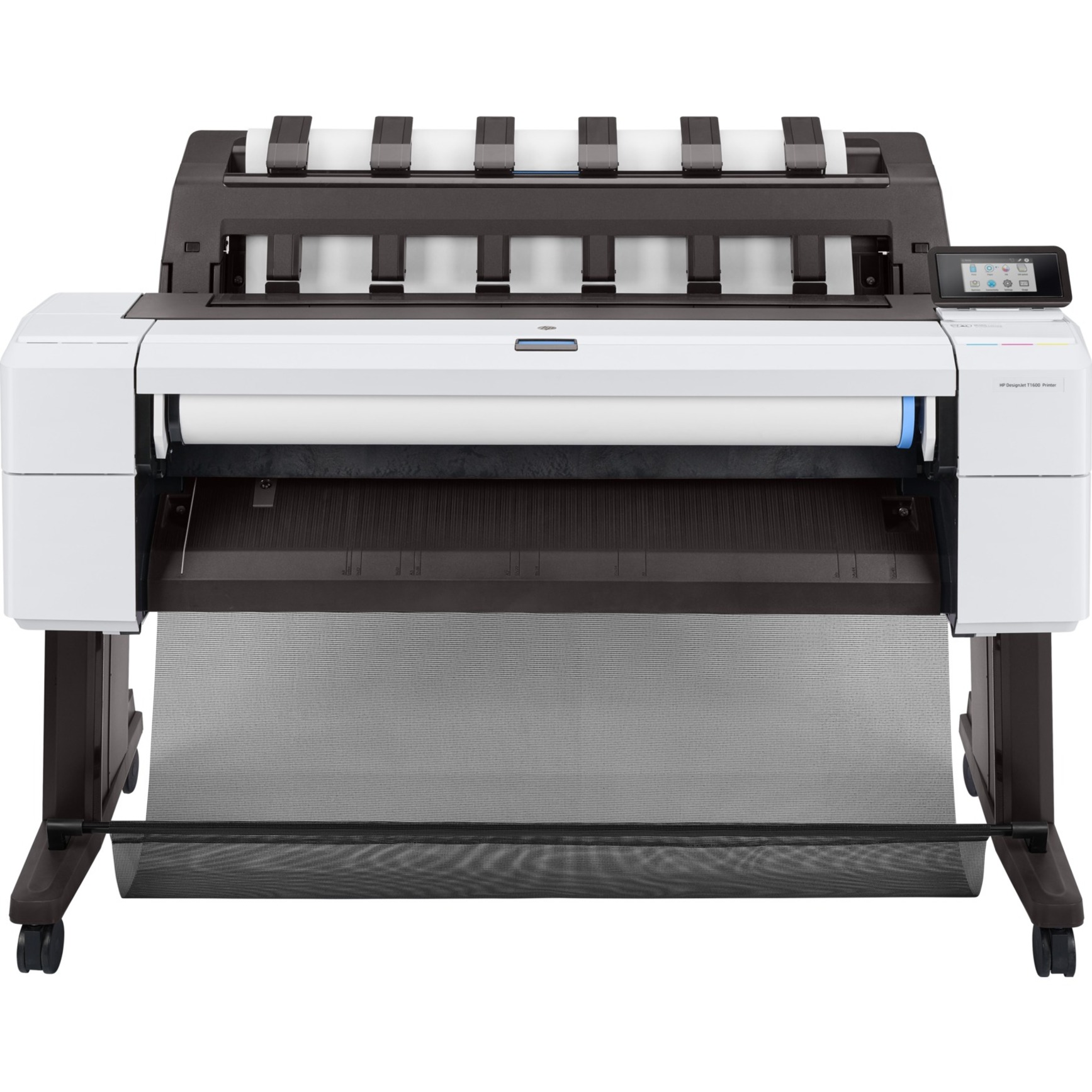 HP Designjet T1600 Inkjet Large Format Printer - 36" Print Width - Color - 5 Color(s) - 19.3 Second Color Speed - 2400 x 1200 dpi - 128 GB - Ethernet - Roll Paper, Plain Paper, Cut Sheet, Bond Paper, Coated Paper, Heavyweight Coated Paper, Super Heavyweight Plus Matte, Color Paper, Technical Paper, Tracing Paper, Translucent Bond, ... - Floor Standing Supported