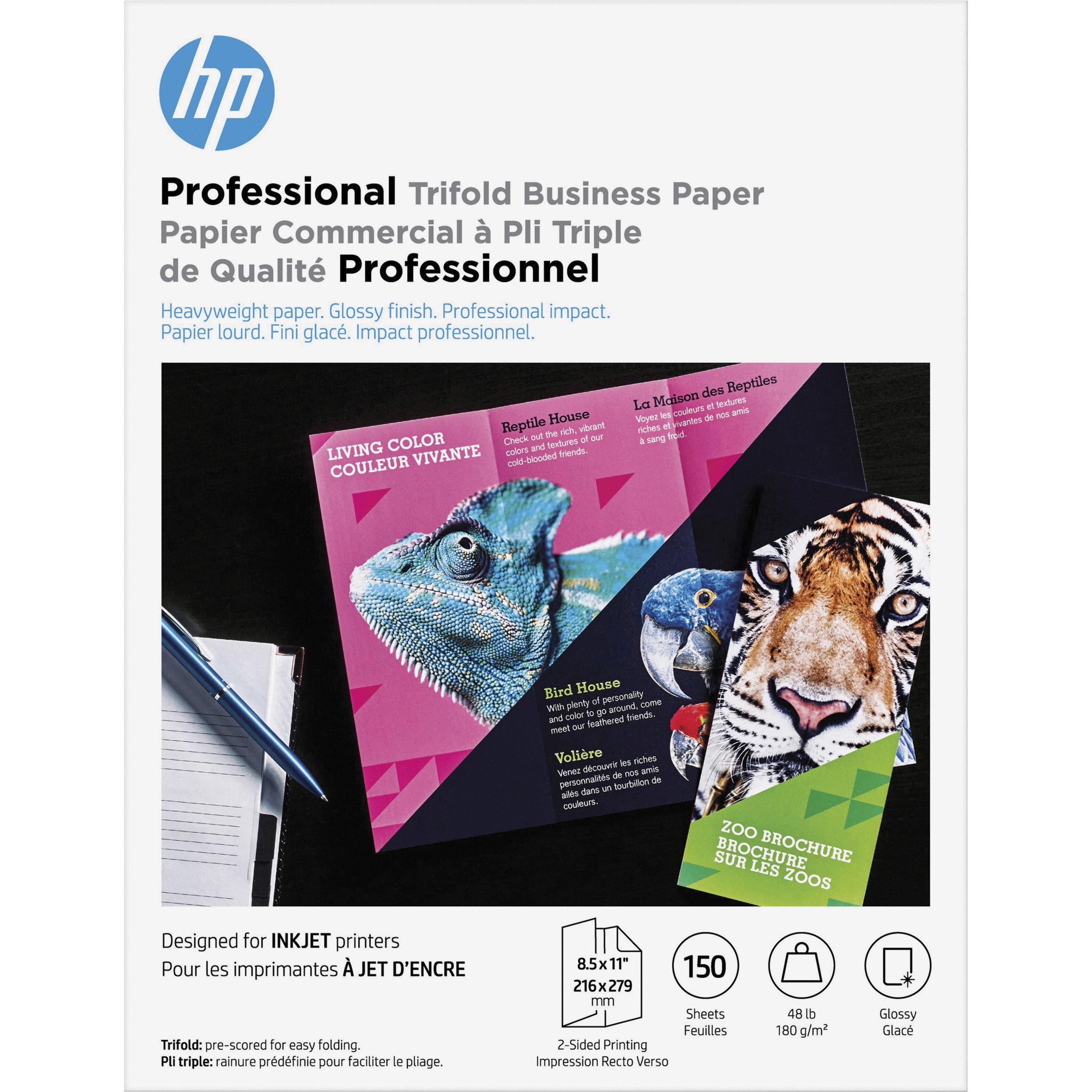 HP Professional Trifold Business Paper