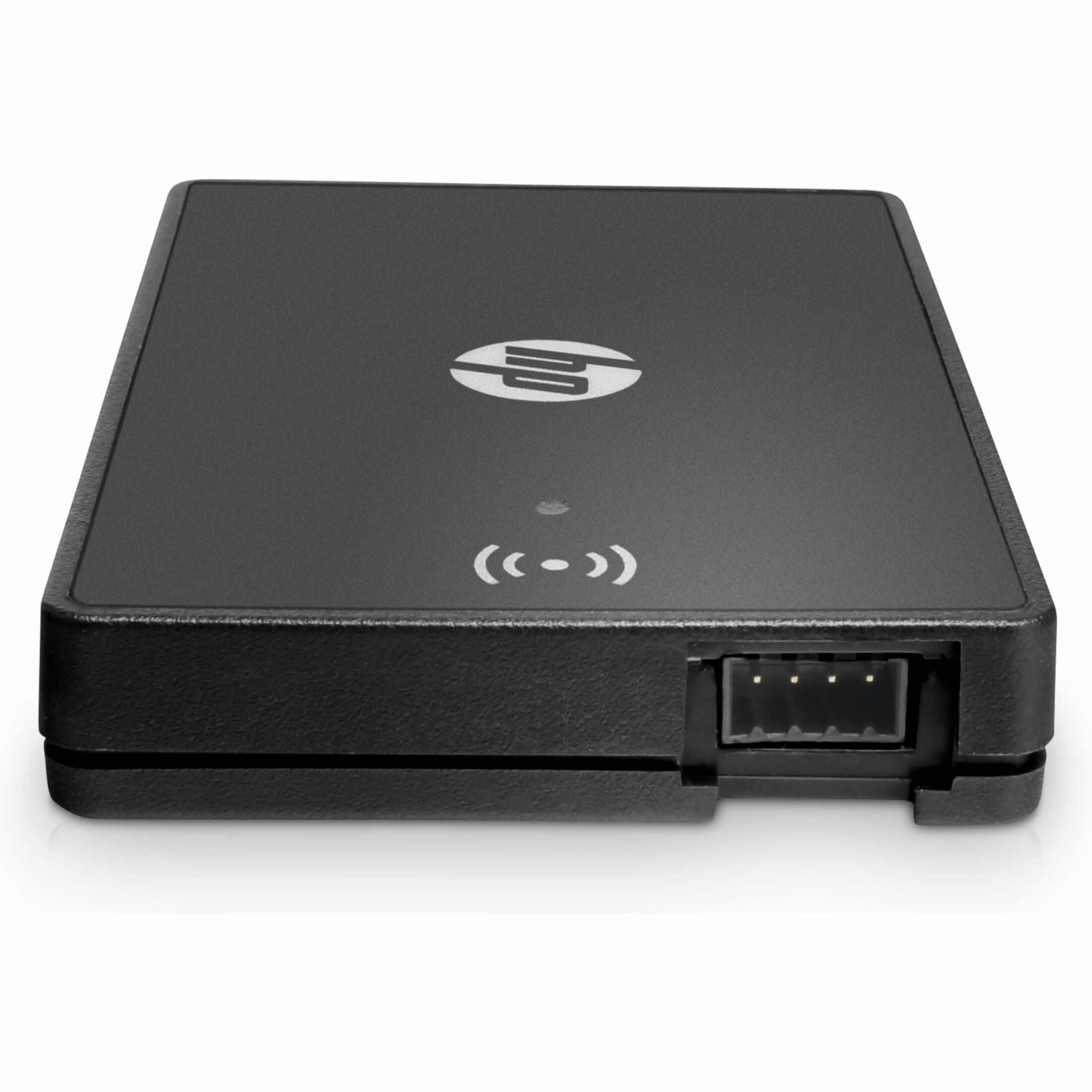 HP LEGIC Card Reader - Contactless - Cable - USB - Flush Mount - Black - Healthcare, Government, Printer, Enterprise, Financial Services