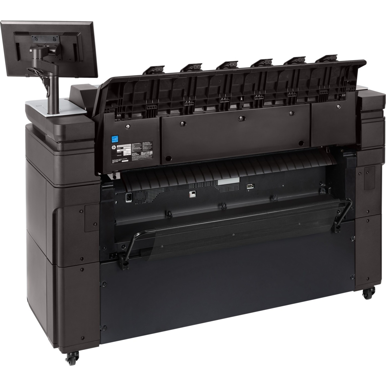 HP DesignJet XL 3600dr PostScript Inkjet Large Format Printer - Includes Printer, Scanner, Copier - 36" Print Width - Color - 6 Color(s) - 19.3 Second Color Speed - 2400 x 1200 dpi - Ethernet - Sheetfed Color Scan - Sheetfed Color Copy - Bond Paper, Coated Paper, Heavyweight Coated Paper, Super Heavyweight Plus Matte, Color Paper, Technical Paper, Tracing Paper, Translucent Bond, Vellum, Matte Film, Polyester Film, ... - Floor Standing Supported — rearmaximum