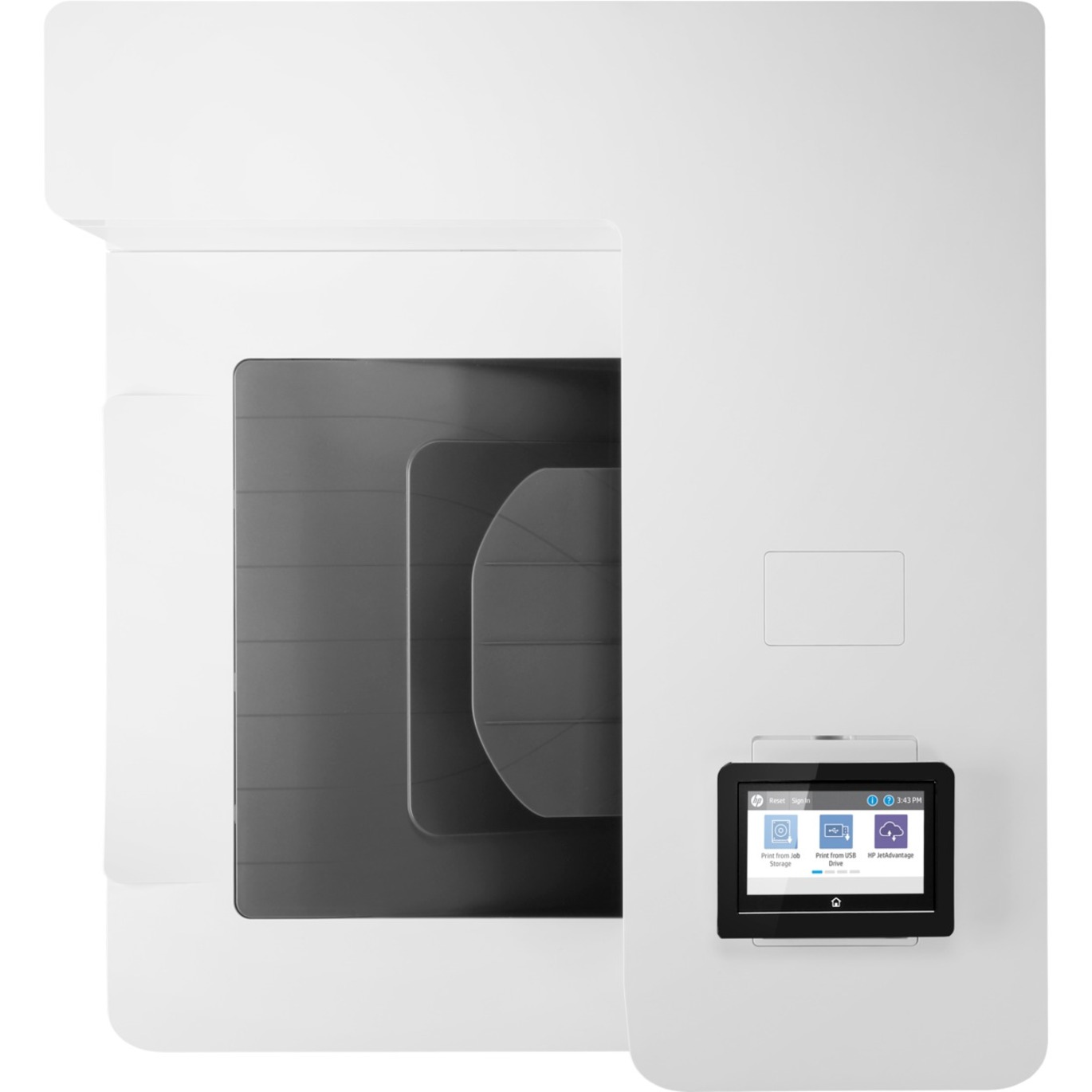 HP LaserJet Managed E85055dn Desktop Laser Printer - Color - 56 ppm Mono / 56 ppm Color - 1200 x 1200 dpi Print - Automatic Duplex Print - 650 Sheets Input - Ethernet - 250000 Pages Duty Cycle - Plain Paper Print - Gigabit Ethernet - USB — topmaximum