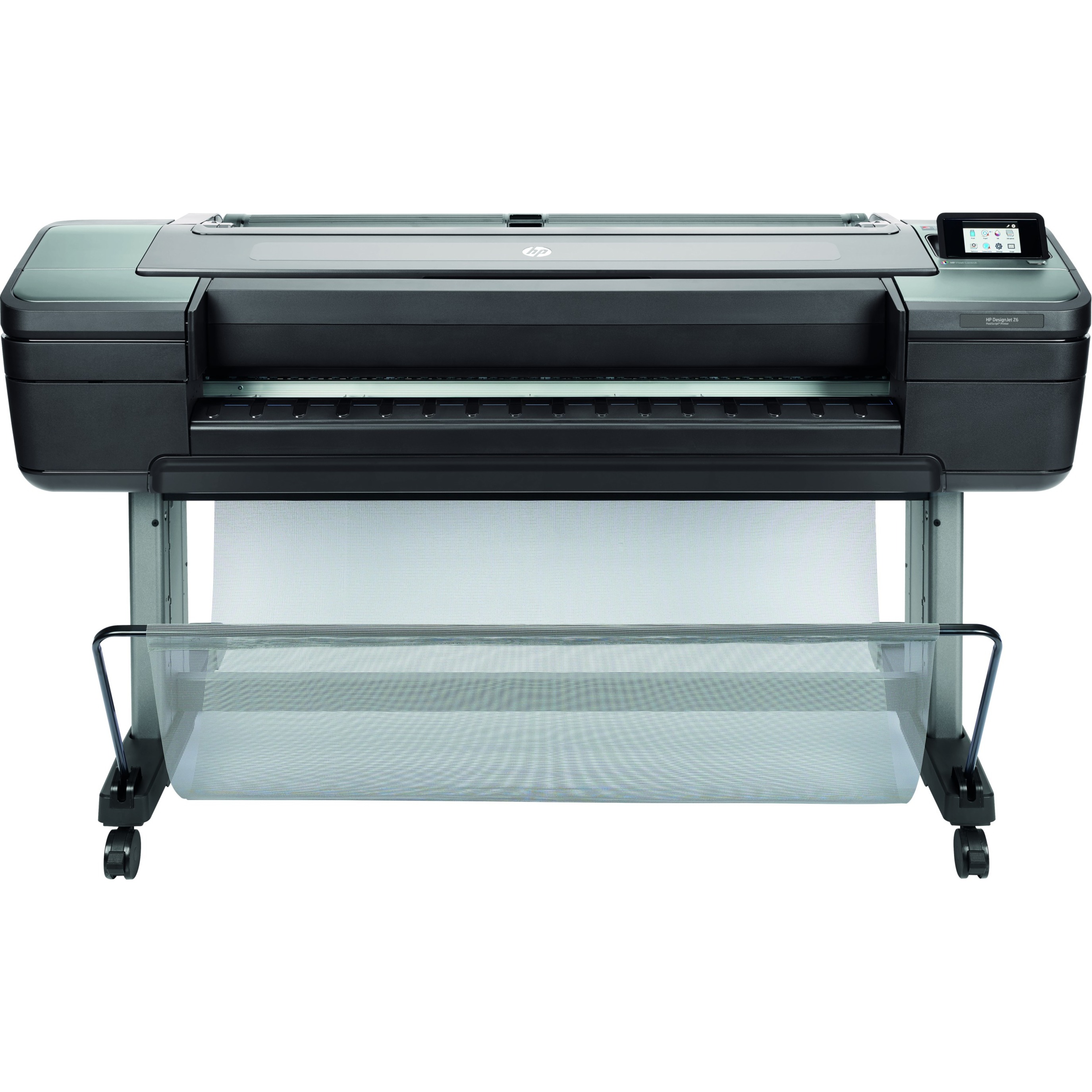HP Designjet Z6 PostScript Inkjet Large Format Printer - 44" Print Width - Color - 6 Color(s) - 866.5 ft²/h Color Speed - 2400 x 1200 dpi - USB - Ethernet - Roll Paper, Photo Paper, Plain Paper, Glossy Paper, Coated Paper - Floor Standing Supported