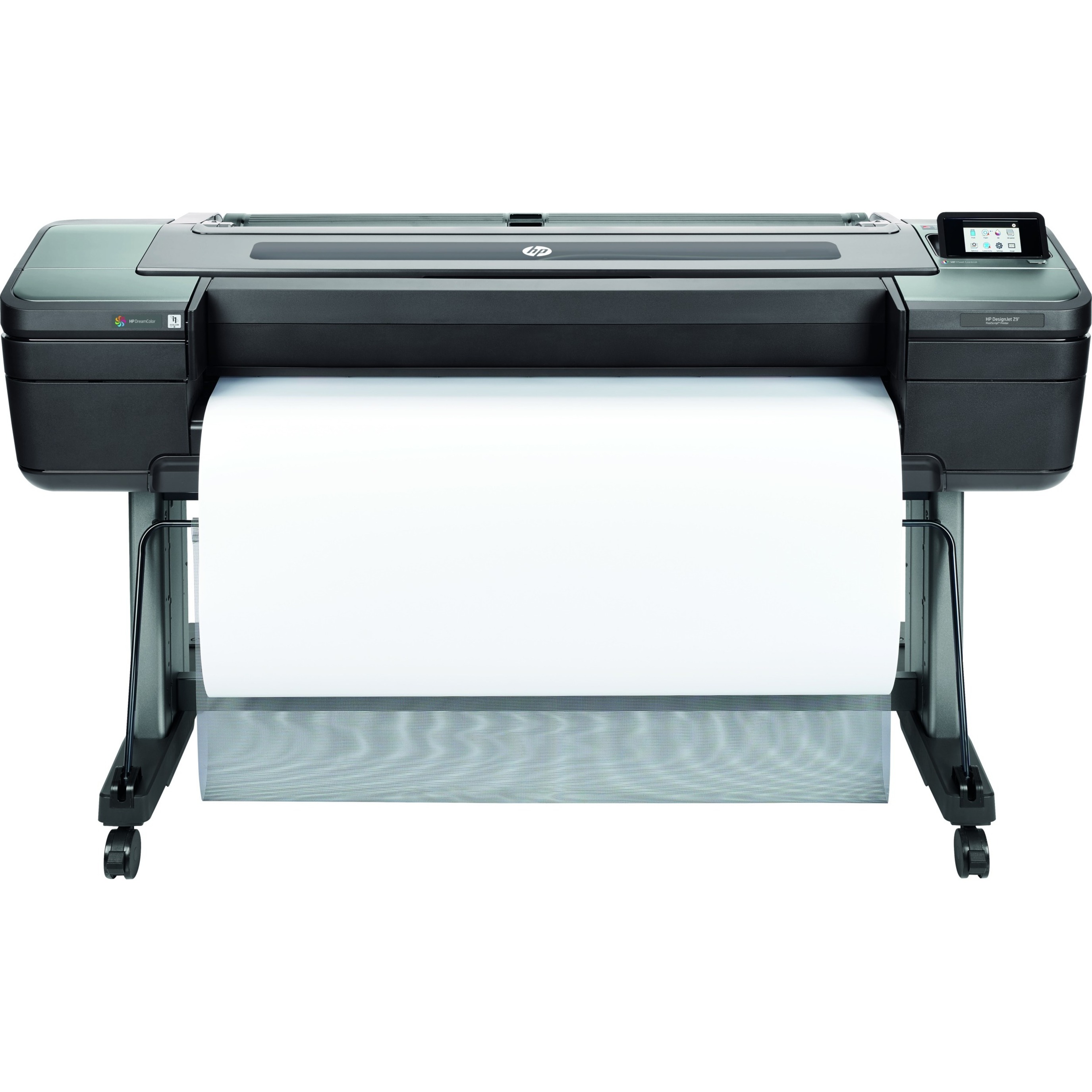 HP Designjet Z9+ PostScript Inkjet Large Format Printer - 44" Print Width - Color - 9 Color(s) - 768.5 ft²/h Color Speed - 2400 x 1200 dpi - USB - Ethernet - Roll Paper, Photo Paper, Plain Paper, Coated Paper, Glossy Paper, Banner, Canvas - Floor Standing Supported — alternate image1