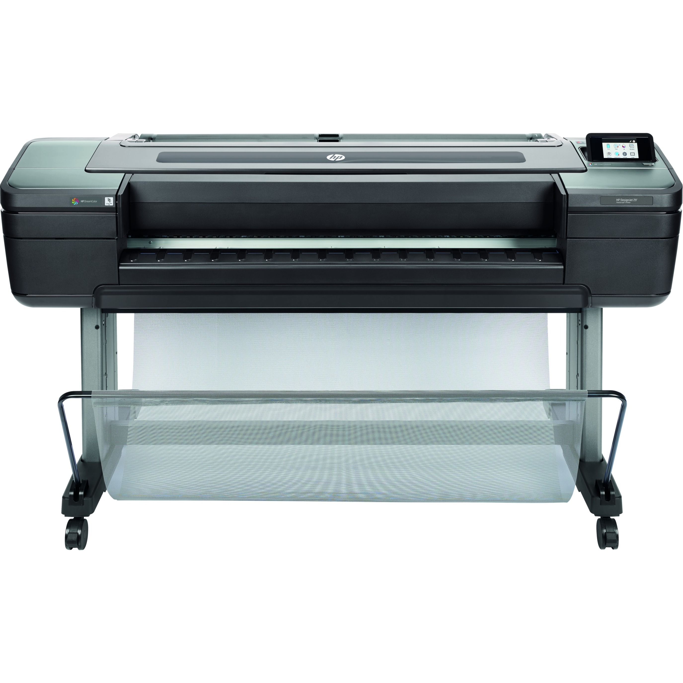 HP Designjet Z9+ PostScript Inkjet Large Format Printer - 44" Print Width - Color - 9 Color(s) - 768.5 ft²/h Color Speed - 2400 x 1200 dpi - USB - Ethernet - Roll Paper, Photo Paper, Plain Paper, Coated Paper, Glossy Paper, Banner, Canvas - Floor Standing Supported