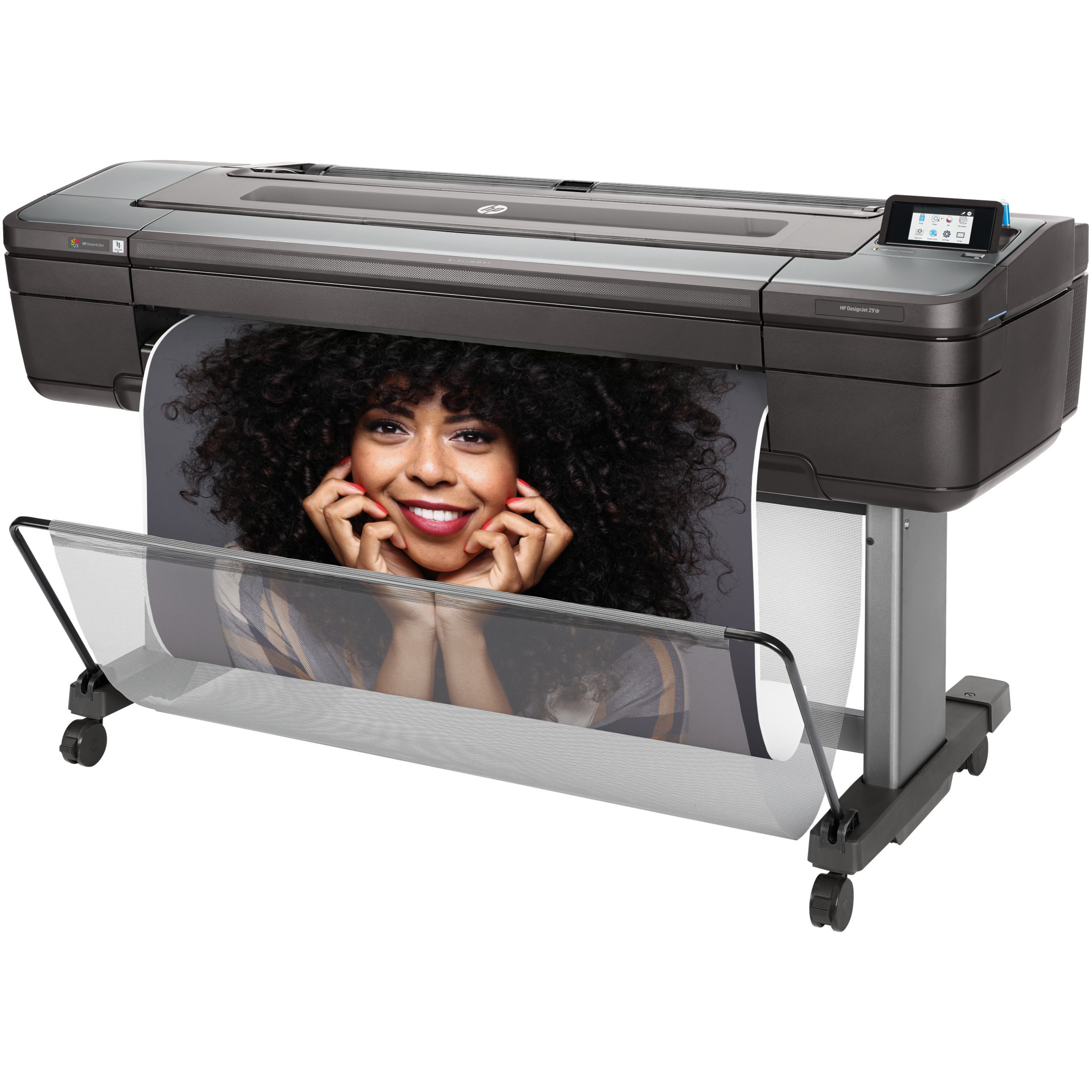 HP Designjet Z9+dr PostScript Inkjet Large Format Printer - 44" Print Width - Color - 9 Color(s) - 768.5 ft²/h Color Speed - 2400 x 1200 dpi - USB - Ethernet - Roll Paper, Photo Paper, Plain Paper, Coated Paper, Glossy Paper, Banner, Canvas - Floor Standing Supported — alternate image11