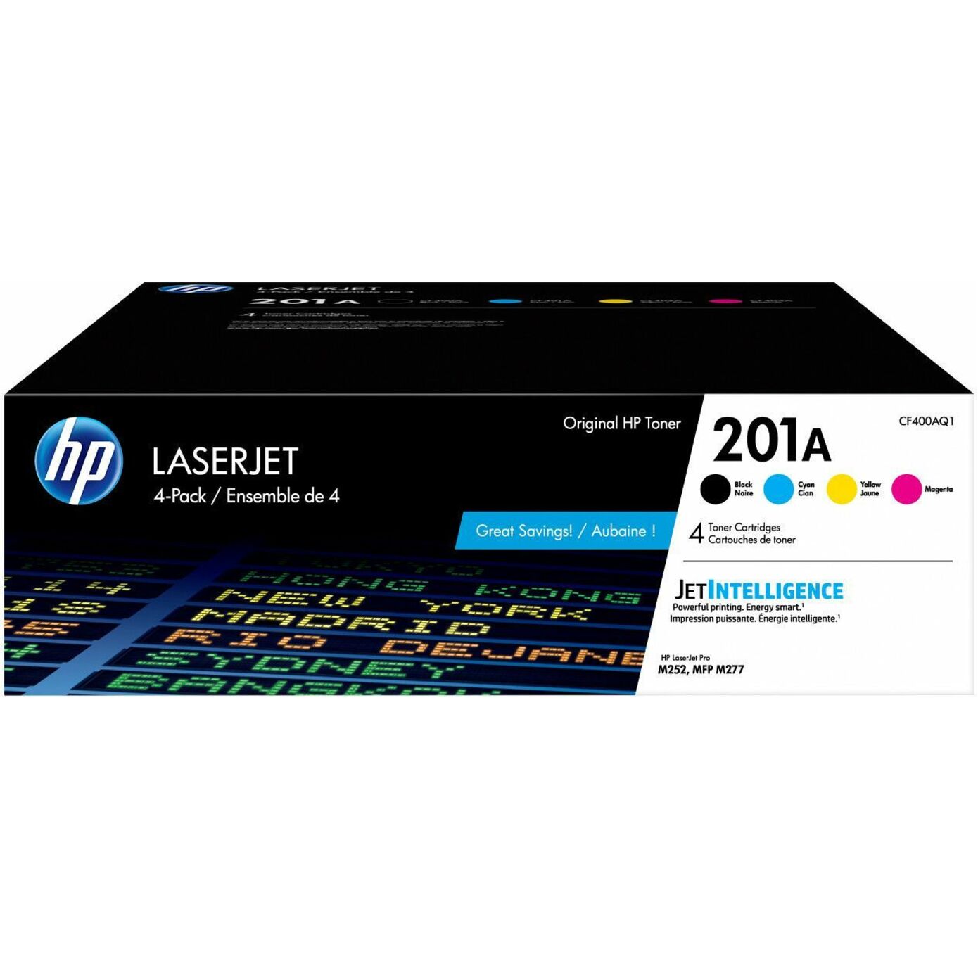 HP 201A Original Laser Toner Cartridge - Combo Pack - Black, Cyan, Magenta, Yellow - 4 / Carton - 1420 Pages Black, 1330 Pages Cyan, 1330 Pages Magenta, 1330 Pages Yellow