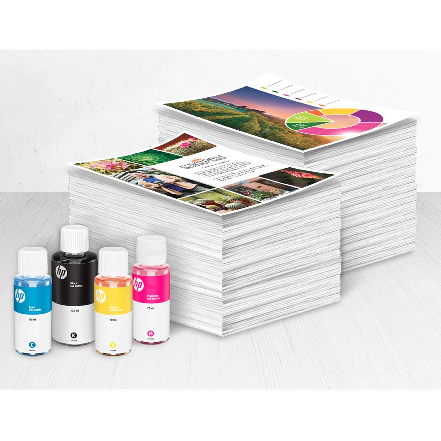HP 31 70-ml Magenta Original Ink Bottle, 1VU27AN - Inkjet - Magenta - 8000 Pages - 70 mL Cyan - High Yield - 1 Bottle — alternate image3