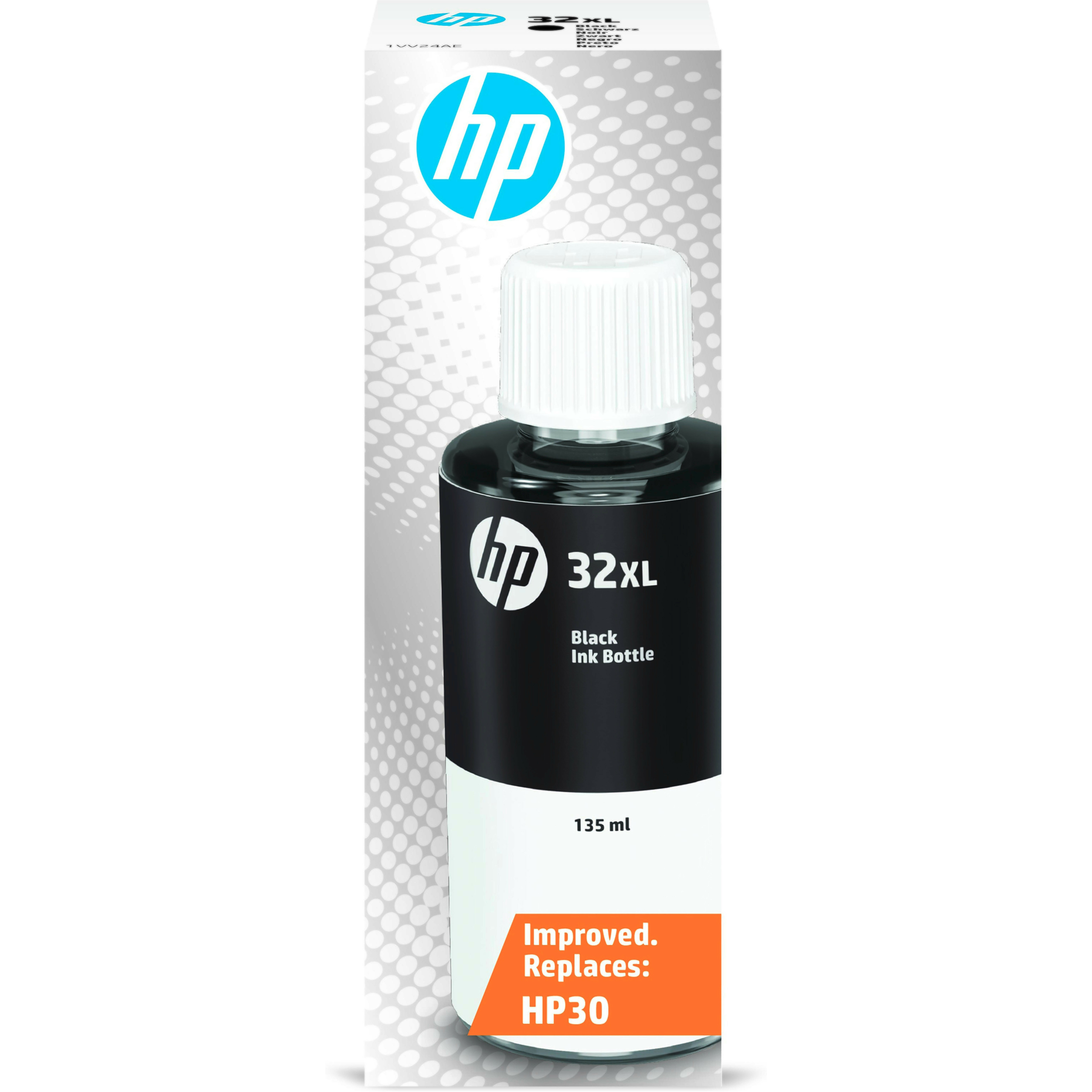 HP 32XL 135-ml Black Original Ink Bottle, 1VV24AN