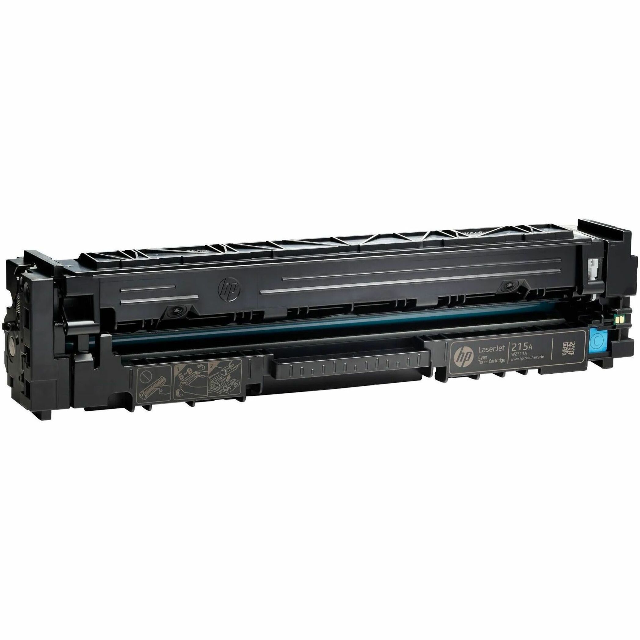 HP 215A Original Standard Yield Laser Toner Cartridge - Single Pack - Cyan - 1 Each - 850 Pages — alternate image1