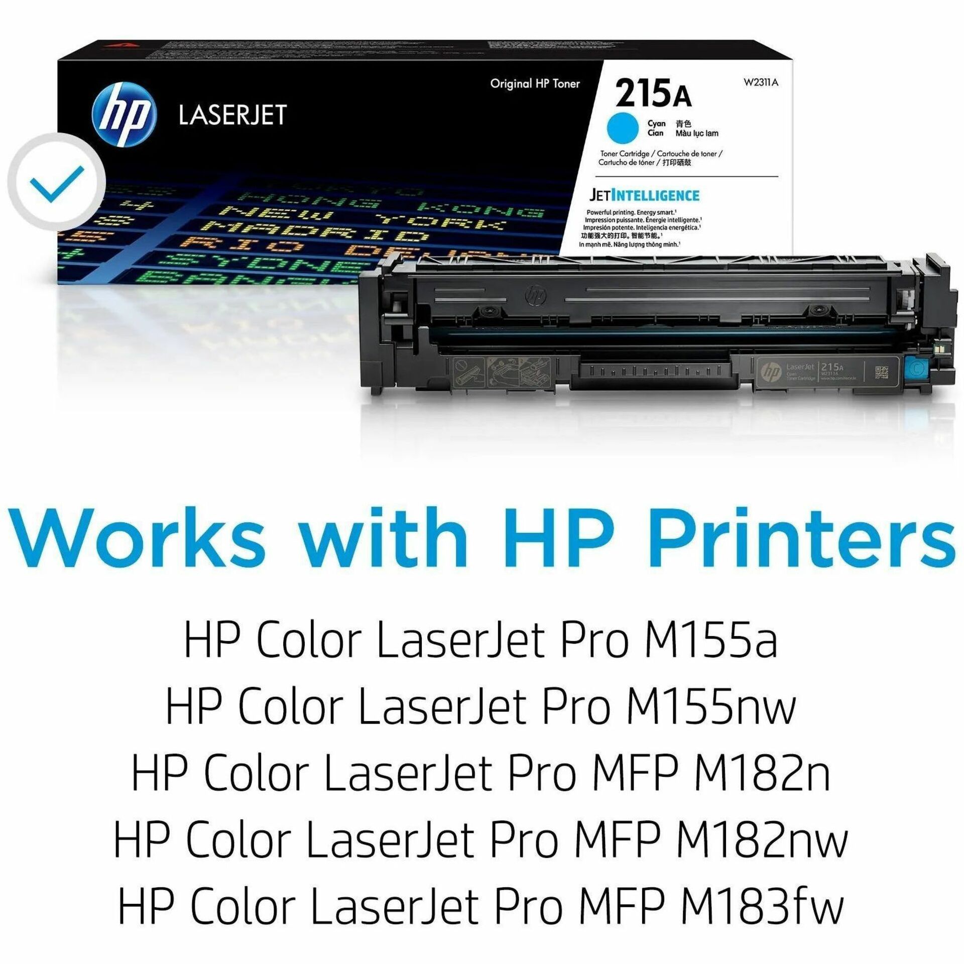 HP 215A Original Standard Yield Laser Toner Cartridge - Single Pack - Cyan - 1 Each - 850 Pages — alternate image2
