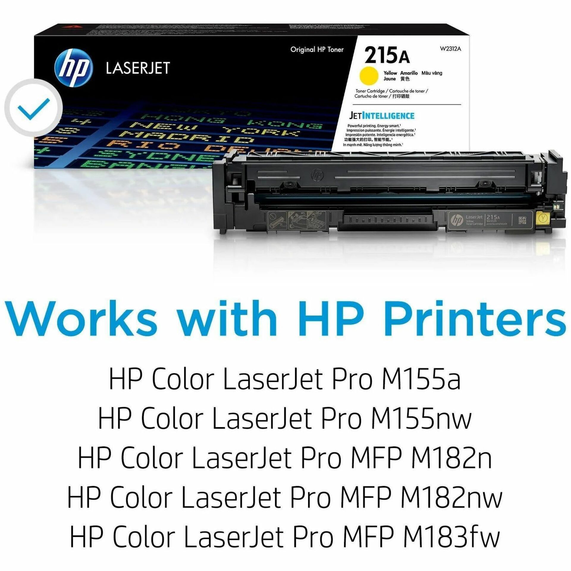 HP 215A Original Laser Toner Cartridge - Yellow - 1 Each - 850 Pages — alternate image1