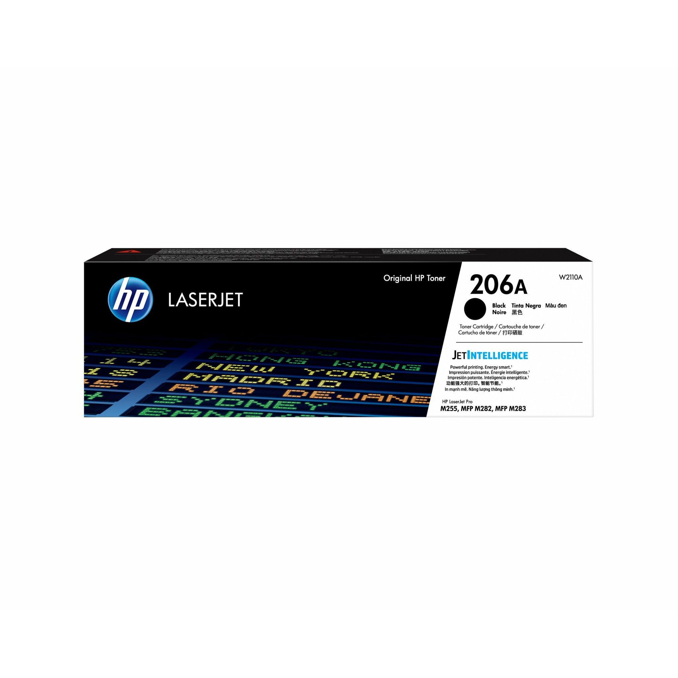 HP 206A Original Standard Yield Laser Toner Cartridge - Black - 1 Each - 1350 Pages