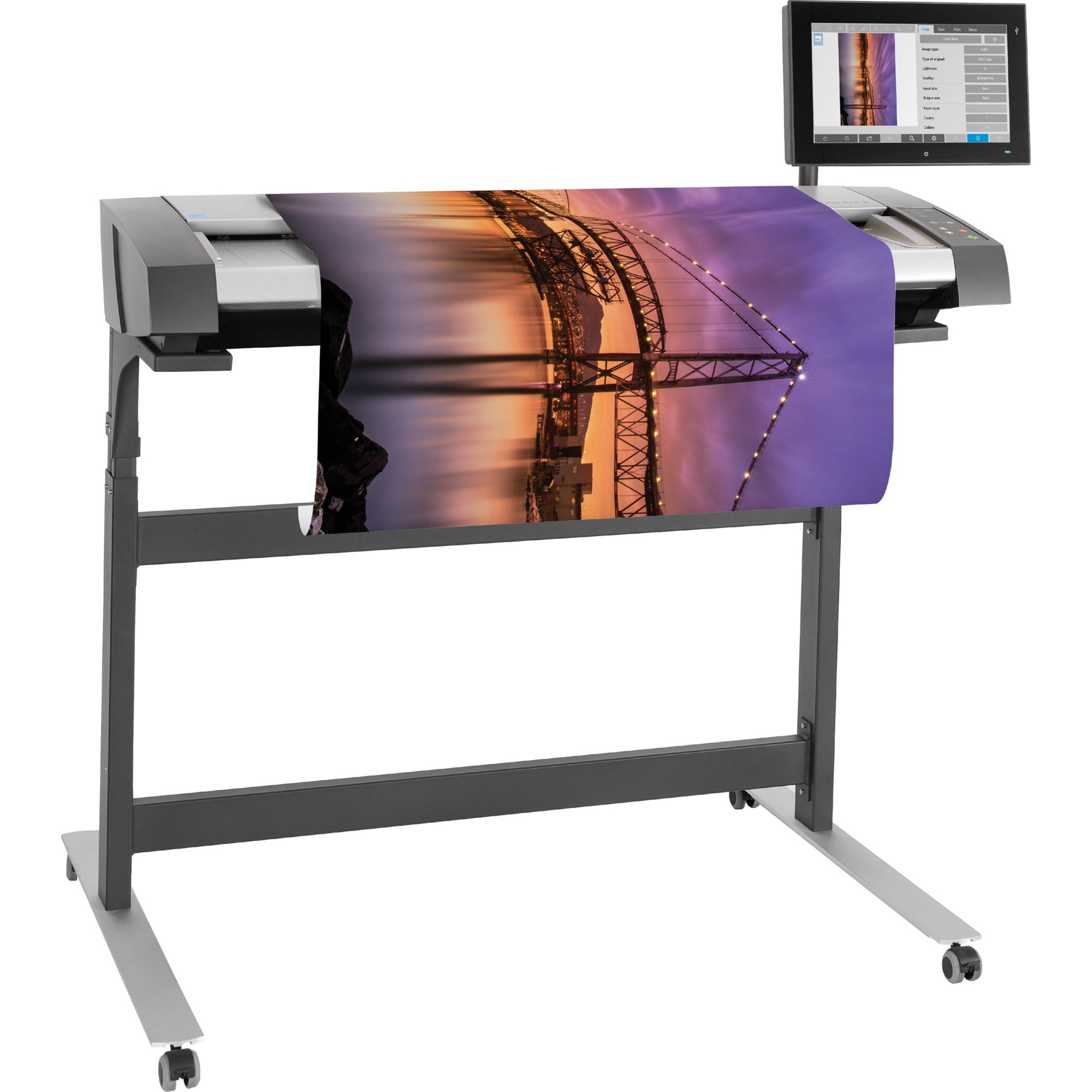HP HD Pro HD Pro 42-in Large Format Sheetfed Scanner - 1200 dpi Optical - 48-bit Color - 6 ppm (Color) - USB — alternate image1