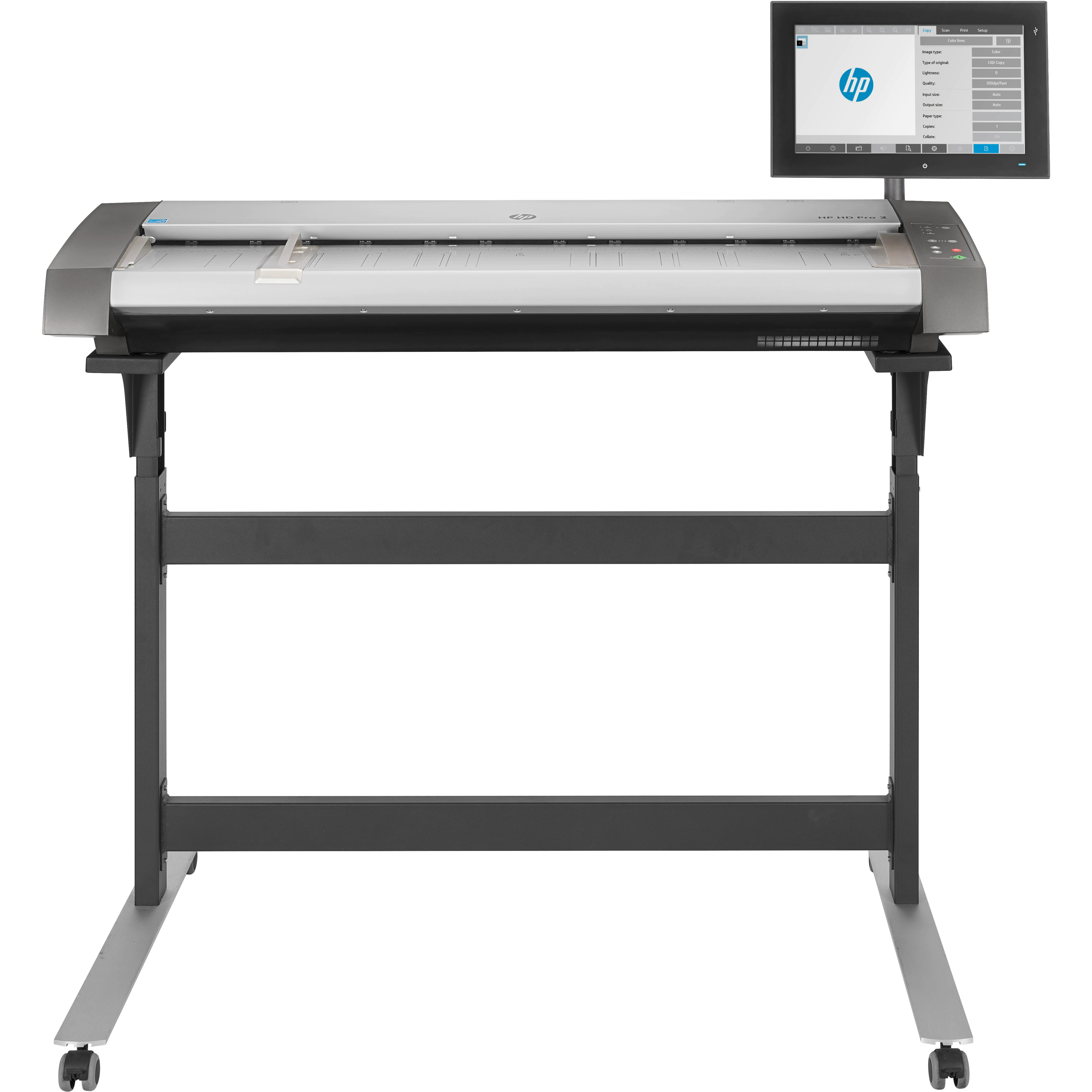 HP HD Pro HD Pro 42-in Large Format Sheetfed Scanner - 1200 dpi Optical - 48-bit Color - 6 ppm (Color) - USB