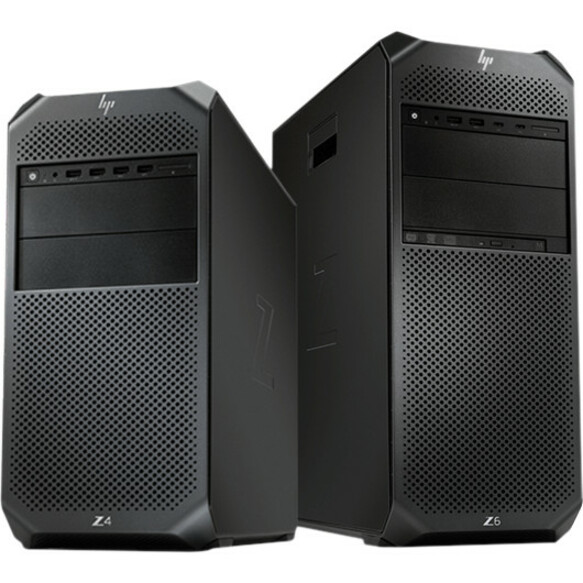 HP Z6 G4 Workstation - Xeon Gold 5222 - 32 GB - 512 GB SSD - Mini-tower - Black - Windows 10 Pro - Serial ATA/600 Controller - 0, 1, 5, 10 RAID Levels - Gigabit Ethernet — alternate image1