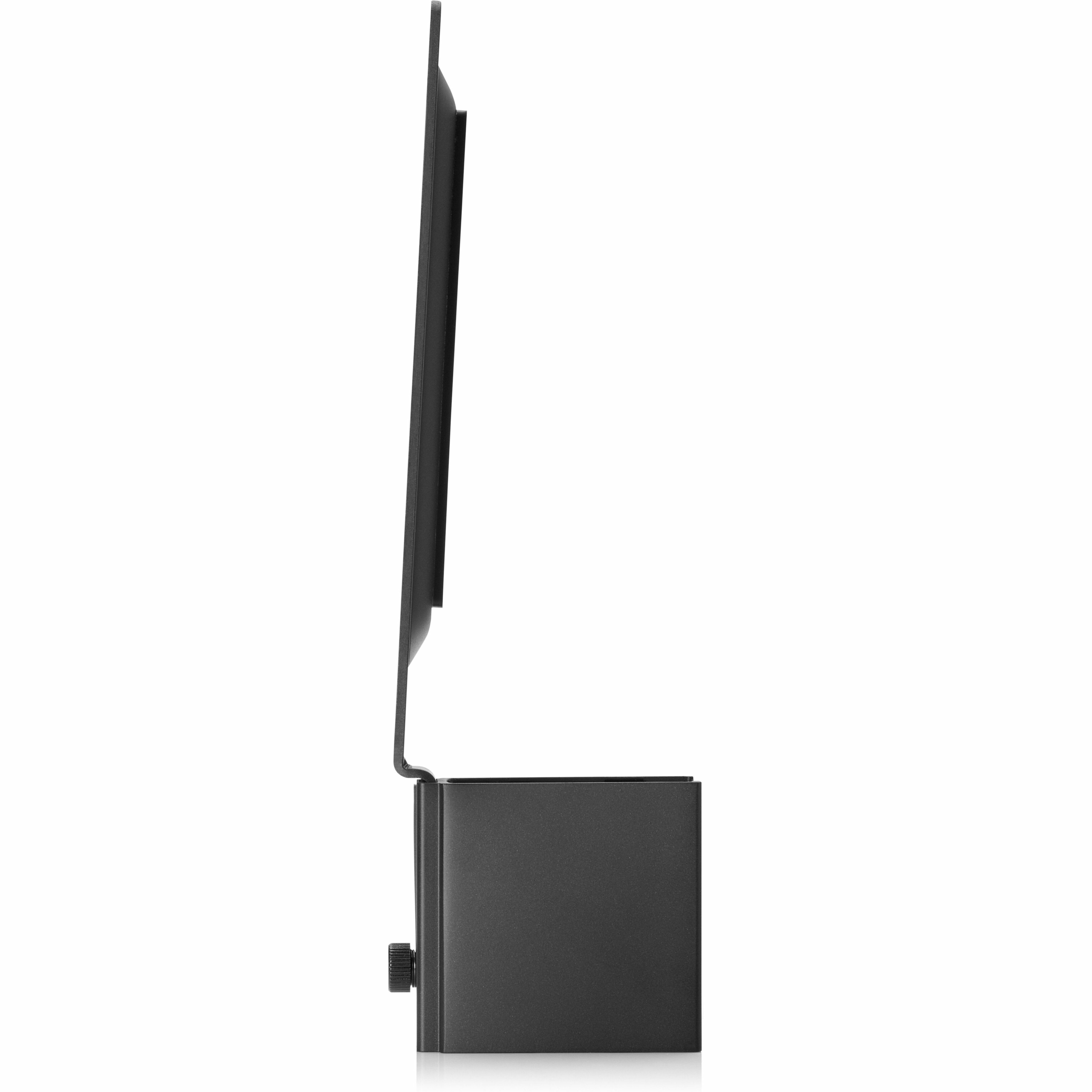 HP Mounting Bracket for Monitor, Thin Client, Workstation, Mini PC, Chromebox - Black - Height Adjustable - 100 x 100 - VESA Mount Compatible — leftmaximum