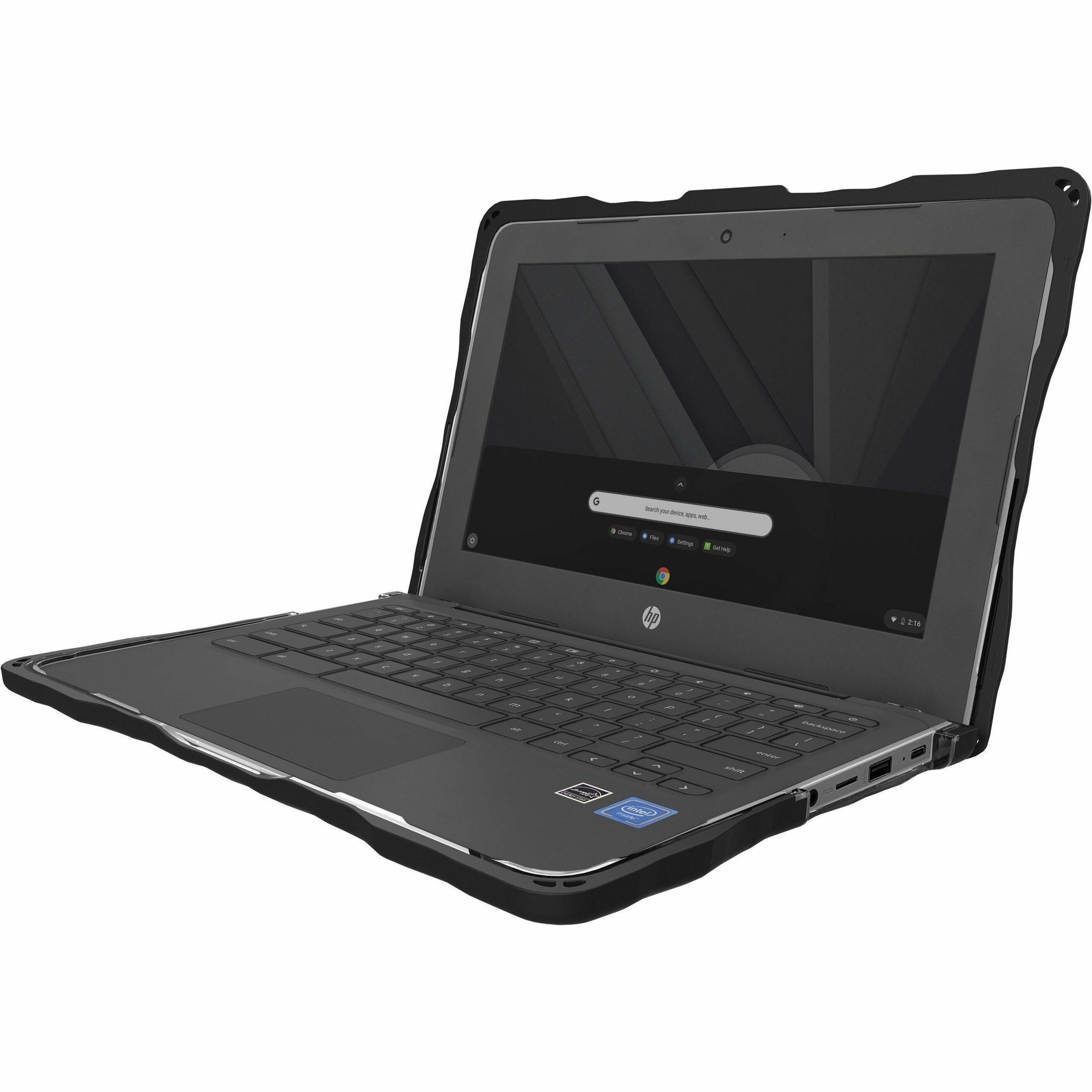 Gumdrop DropTech for HP Chromebook 11 G7 EE V2 - Black - Gumdrop DropTech for HP Chromebook 11 G7 EE V2 - Black — alternate image1