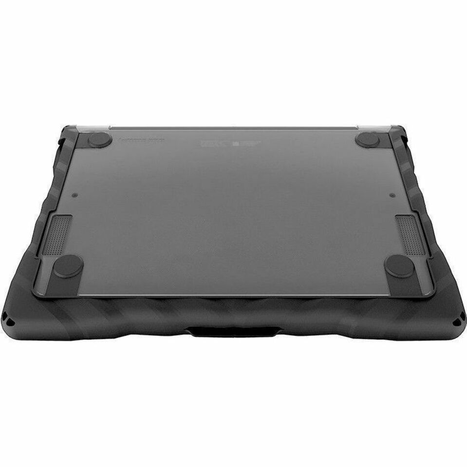 Gumdrop DropTech for HP Chromebook 11 G8/G9/A EE - Black - For HP Clamshell Chromebook - Black, Transparent - Shock Absorbing, Drop Resistant, Shock Resistant, Bump Resistant - Thermoplastic Polyurethane (TPU), Polycarbonate, Thermoplastic Polyurethane (TPU) Rubber - Rugged — bottommaximum