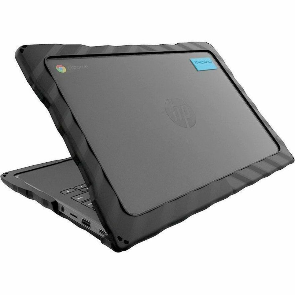 Gumdrop DropTech for HP Chromebook 11 G8/G9/A EE - Black - For HP Clamshell Chromebook - Black, Transparent - Shock Absorbing, Drop Resistant, Shock Resistant, Bump Resistant - Thermoplastic Polyurethane (TPU), Polycarbonate, Thermoplastic Polyurethane (TPU) Rubber - Rugged