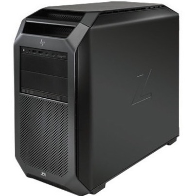 HP Z8 G4 Workstation - Xeon Gold - 64 GB - 512 GB SSD - Tower - Black - Serial ATA/600 Controller - 0, 1, 5, 10 RAID Levels - Intel Optane Memory Ready - Gigabit Ethernet — left