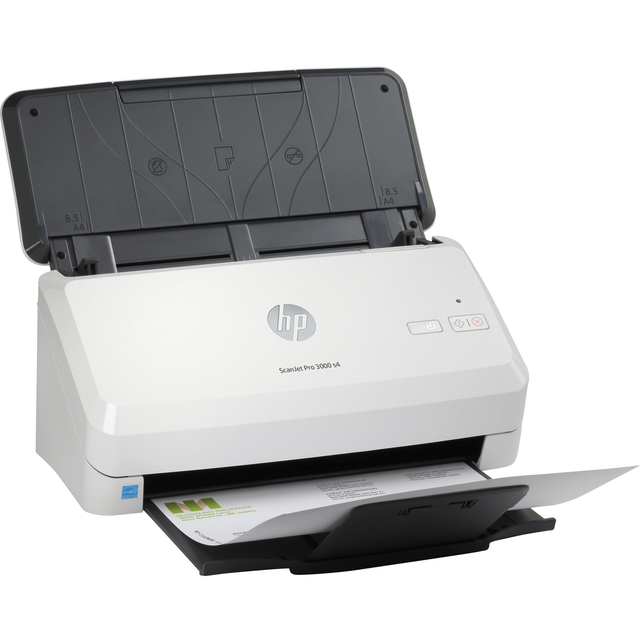 HP ScanJet Pro 3000 s4 Sheetfed Scanner - 600 dpi Optical - TAA Compliant - 48-bit Color - 8-bit Grayscale - 40 ppm (Mono) - 40 ppm (Color) - Duplex Scanning - USB — right