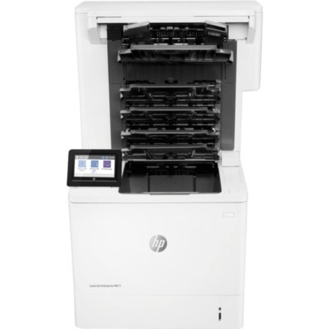 HP LaserJet Enterprise M611dn Desktop Laser Printer - Monochrome - 61 ppm Mono - 1200 x 1200 dpi Print - Automatic Duplex Print - 650 Sheets Input - Ethernet - 275000 Pages Duty Cycle - Plain Paper Print - Gigabit Ethernet - USB — alternate image1