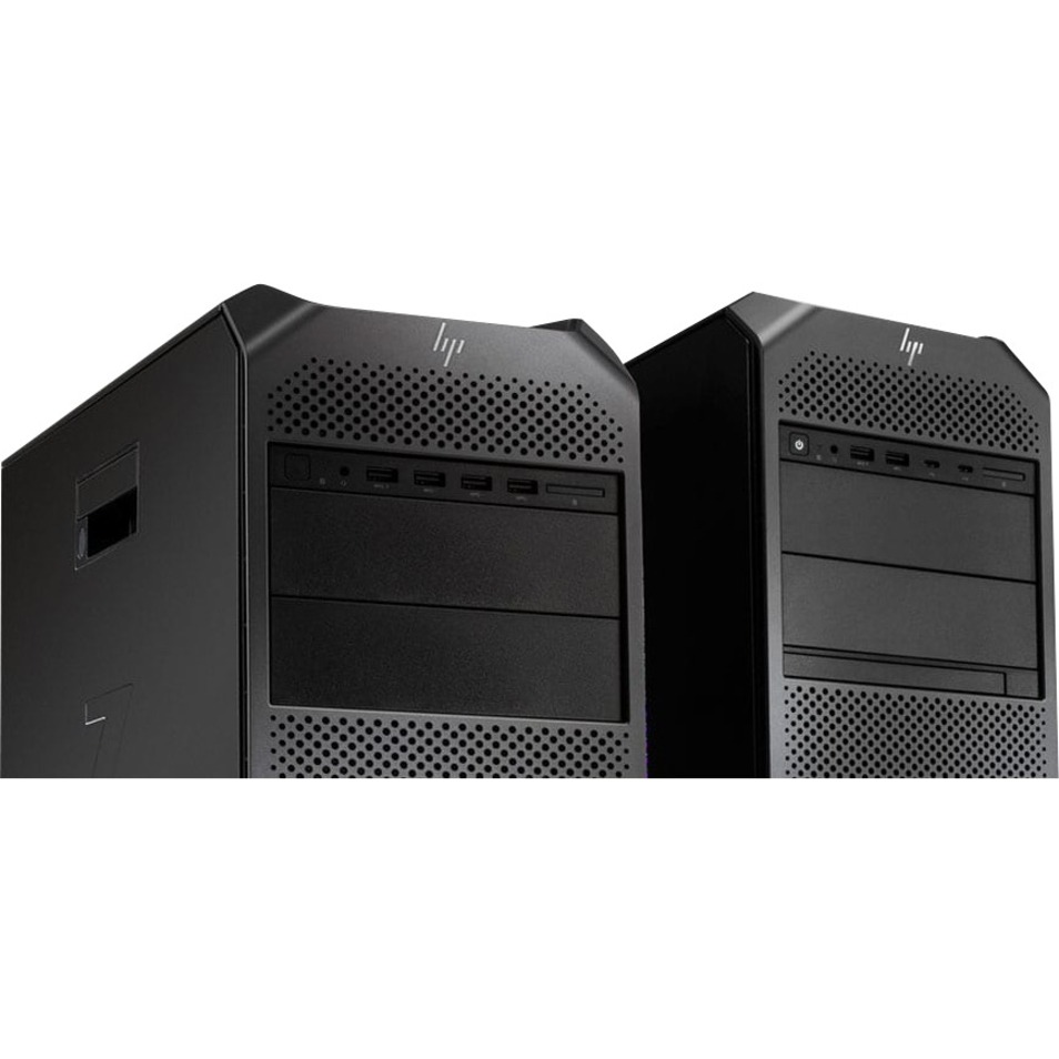 HP Z6 G4 Workstation - Xeon Silver 4114 - 32 GB - 512 GB SSD - Mini-tower - Black - Serial ATA/600 Controller - 0, 1, 5, 10 RAID Levels - Intel Optane Memory Ready - Gigabit Ethernet — alternate image2