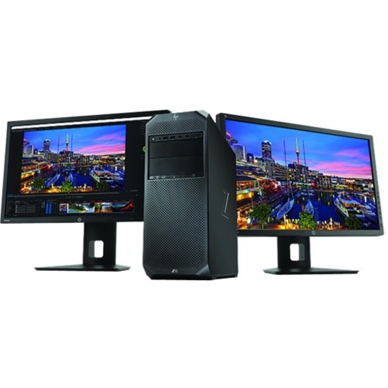HP Z6 G4 Workstation - Xeon Silver 4114 - 64 GB - 512 GB SSD - Tower - Black - Serial ATA/600 Controller - 0, 1, 5, 10 RAID Levels - Intel Optane Memory Ready - Gigabit Ethernet — alternate image1