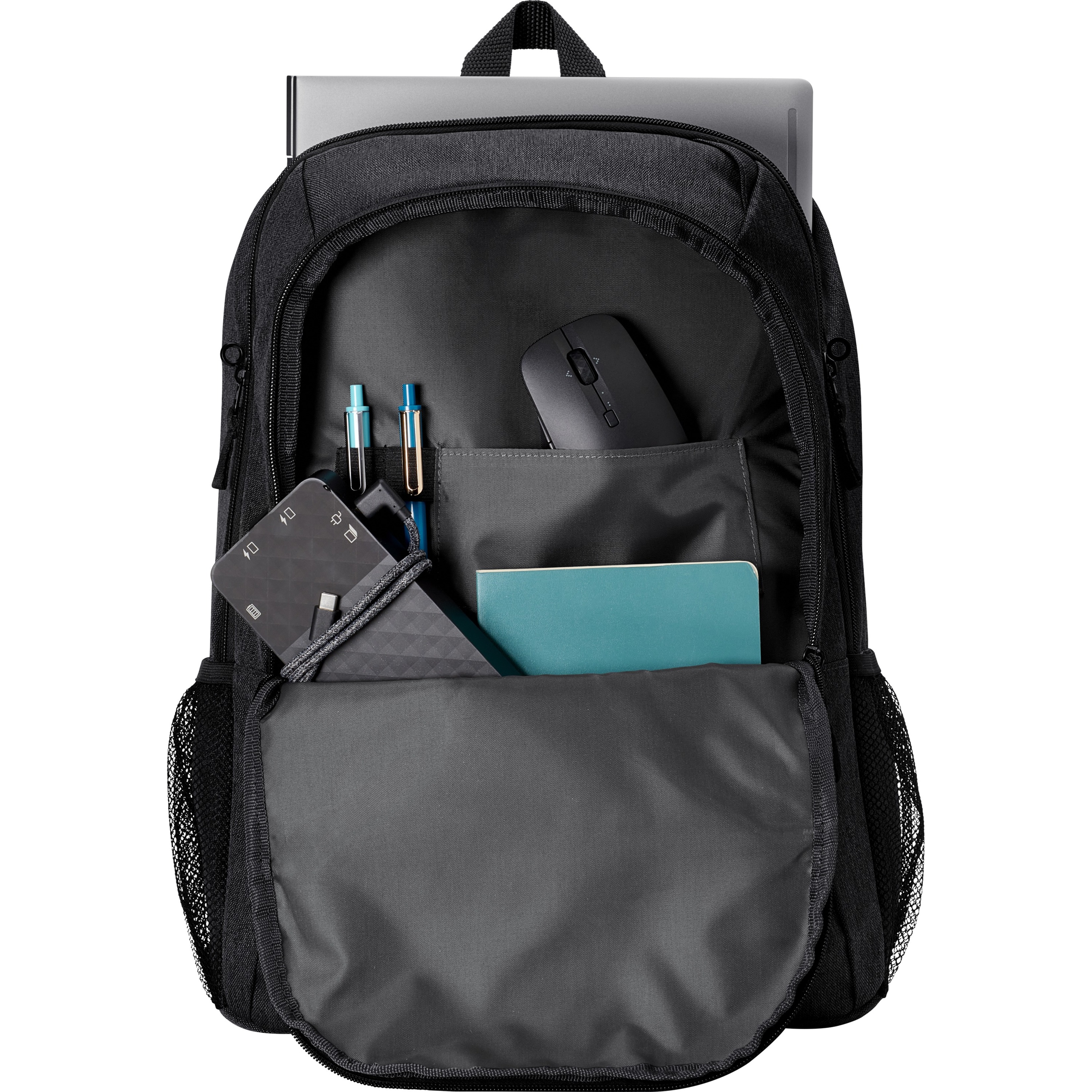 HP Prelude Pro Carrying Case (Backpack) for 15.6" HP Notebook, Workstation - Black - TAA Compliant - Water Resistant, Bump Resistant, Scratch Resistant, Abrasion Resistant - Fabric Body - Shoulder Strap, Trolley Strap, Belt - 12.5" Height x 5" Width x 16.7" Depth — alternate image1