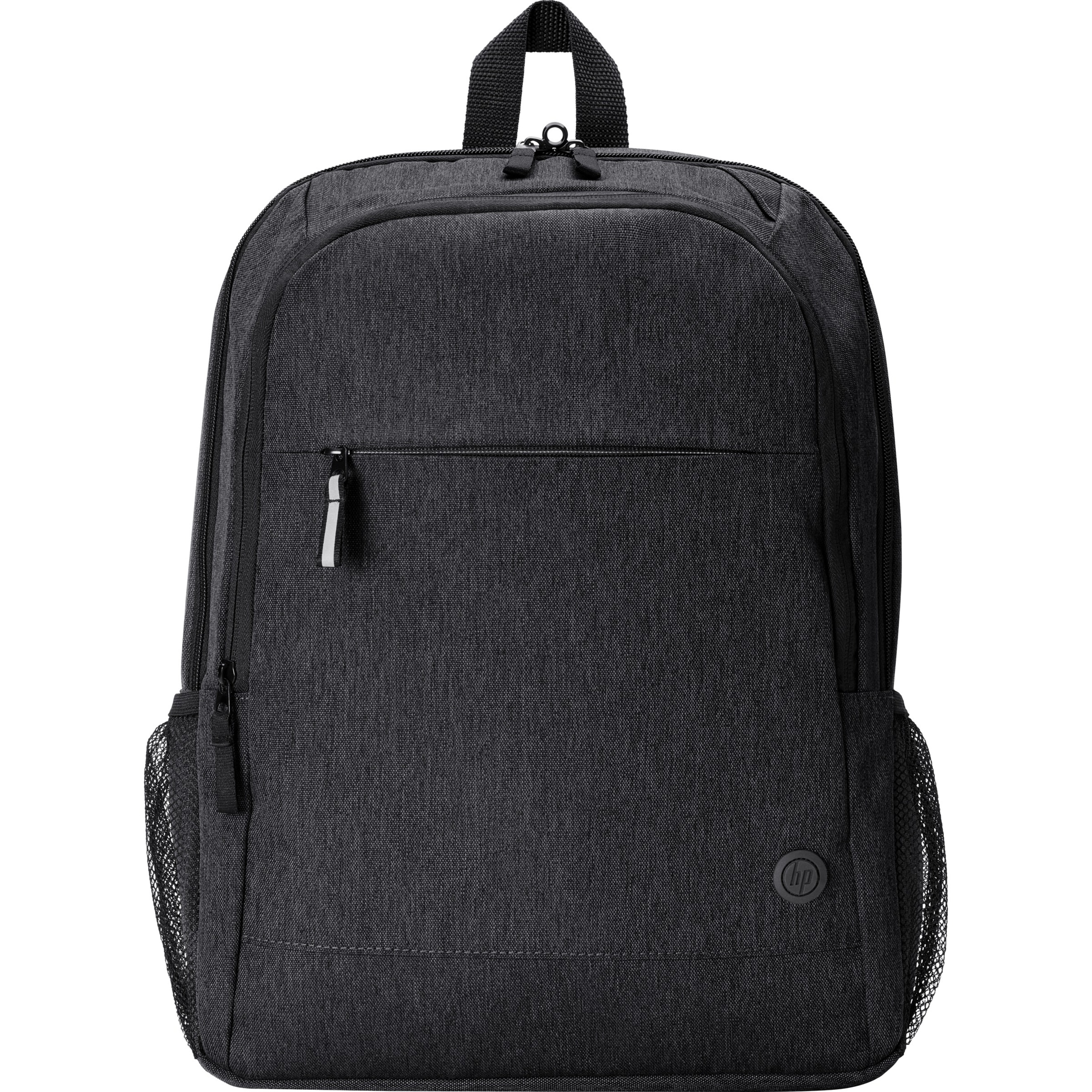 HP Prelude Pro Carrying Case (Backpack) for 15.6" HP Notebook, Workstation - Black - TAA Compliant - Water Resistant, Bump Resistant, Scratch Resistant, Abrasion Resistant - Fabric Body - Shoulder Strap, Trolley Strap, Belt - 12.5" Height x 5" Width x 16.7" Depth — frontmaximum
