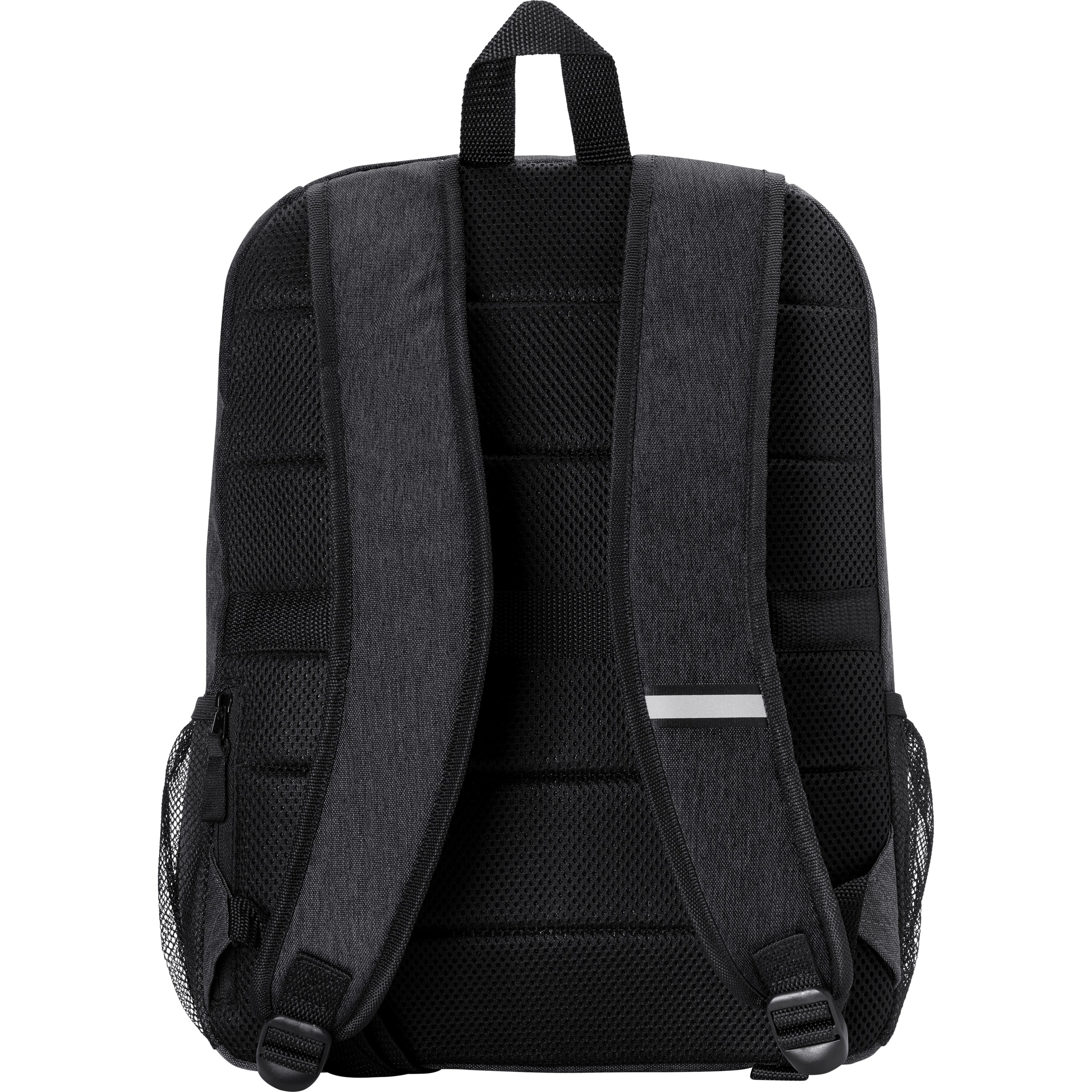 HP Prelude Pro Carrying Case (Backpack) for 15.6" HP Notebook, Workstation - Black - TAA Compliant - Water Resistant, Bump Resistant, Scratch Resistant, Abrasion Resistant - Fabric Body - Shoulder Strap, Trolley Strap, Belt - 12.5" Height x 5" Width x 16.7" Depth — rear