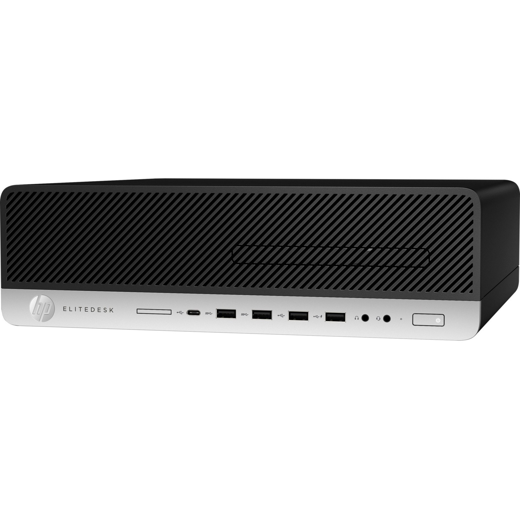 HP EliteDesk 800 G5 Desktop Computer - Intel Core i5 9th Gen i5-9600 - 16 GB - 256 GB SSD - Small Form Factor - 250 W — left