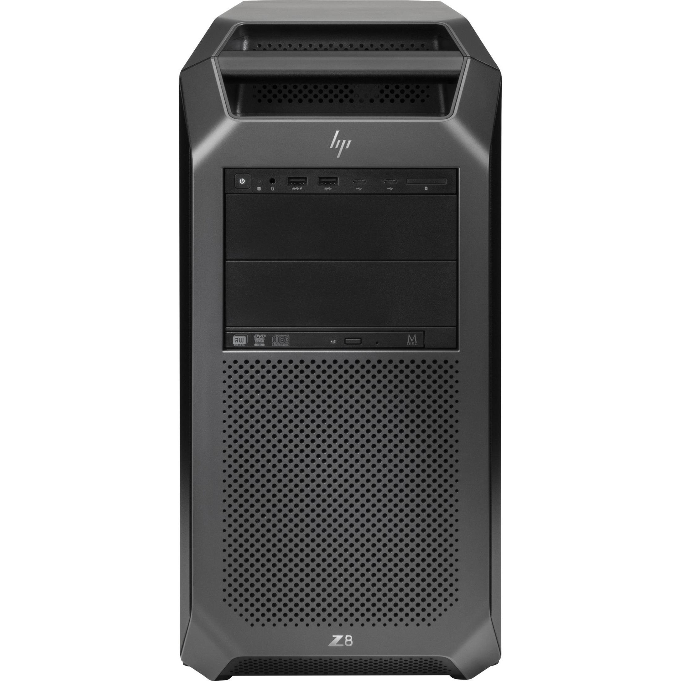 HP Z8 G4 Workstation - Xeon Silver 4208 - 32 GB - Tower - Black - Serial ATA/600 Controller - 0, 1, 5, 10 RAID Levels - Intel Optane Memory Ready - Gigabit Ethernet — front