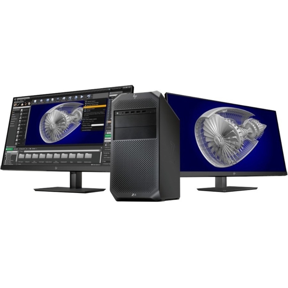 HP Z4 G4 Workstation - 1 Xeon W-2123 - vPro Technology - 32 GB - 512 GB SSD - Mini-tower - Black - Serial ATA/600 Controller - 0, 1, 5, 10 RAID Levels - Gigabit Ethernet — alternate image12