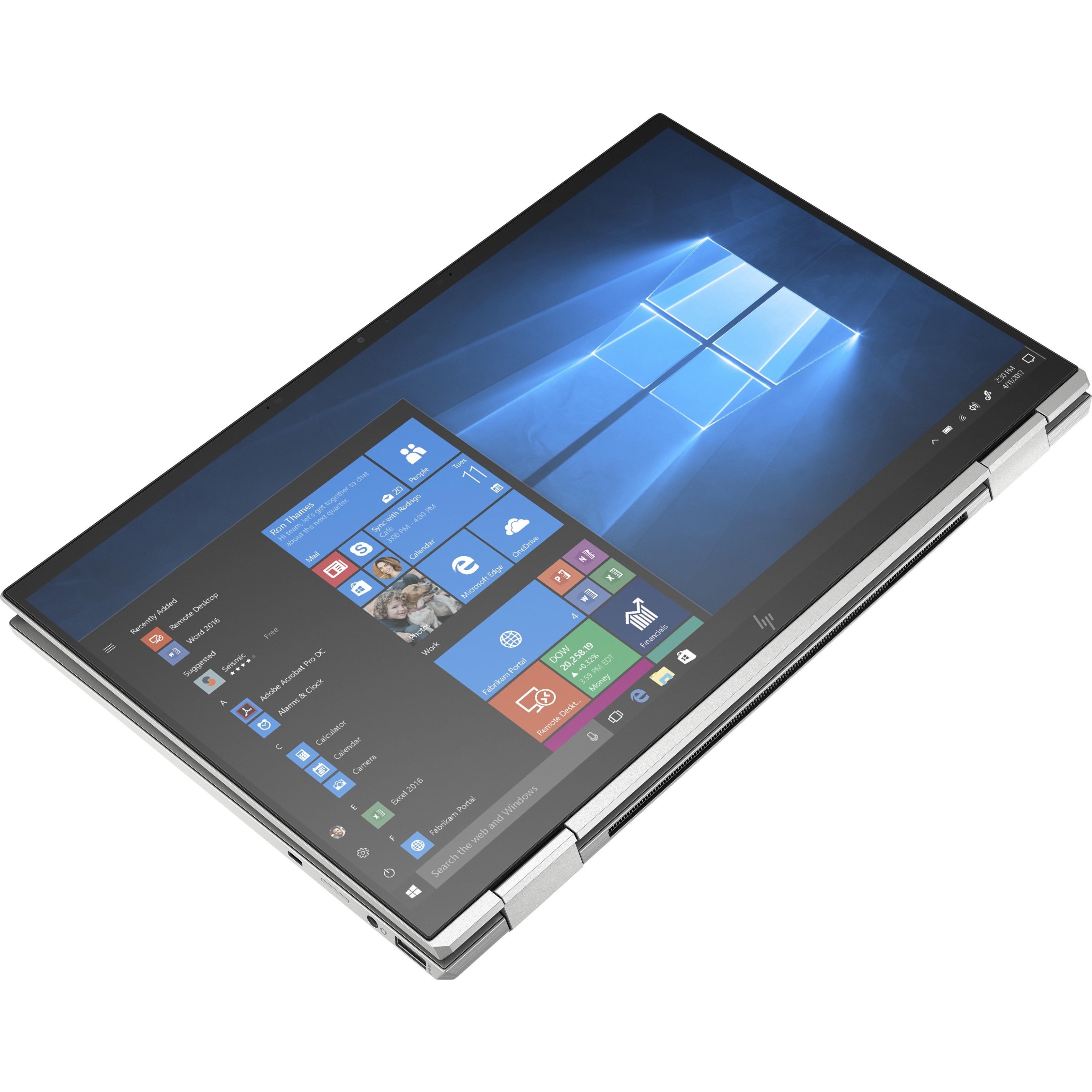 HP EliteBook x360 1040 G7 14" Touchscreen Convertible 2 in 1 Notebook - Intel Core i7 10th Gen i7-10610U - 16 GB - 256 GB SSD - English Keyboard - Intel HD Graphics Premium - In-plane Switching (IPS) Technology, BrightView — alternate image3