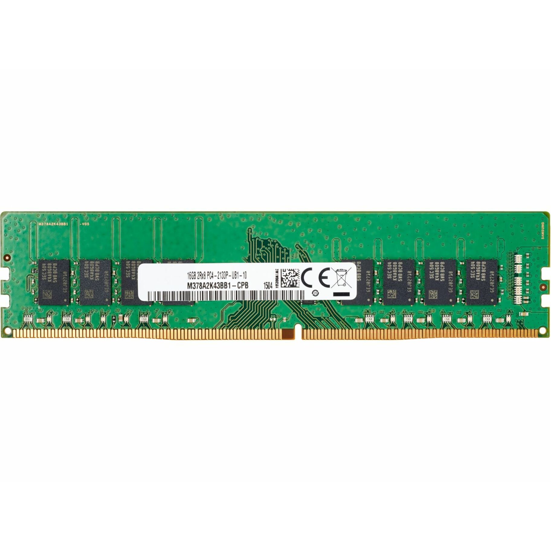 HP 8GB DDR4-3200 UDIMM - For Desktop PC - 8 GB (1 x 8GB) - DDR4-3200/PC4-25600 DDR4 SDRAM - 3200 MHz - Unbuffered - 288-pin - DIMM - 1 Year Warranty