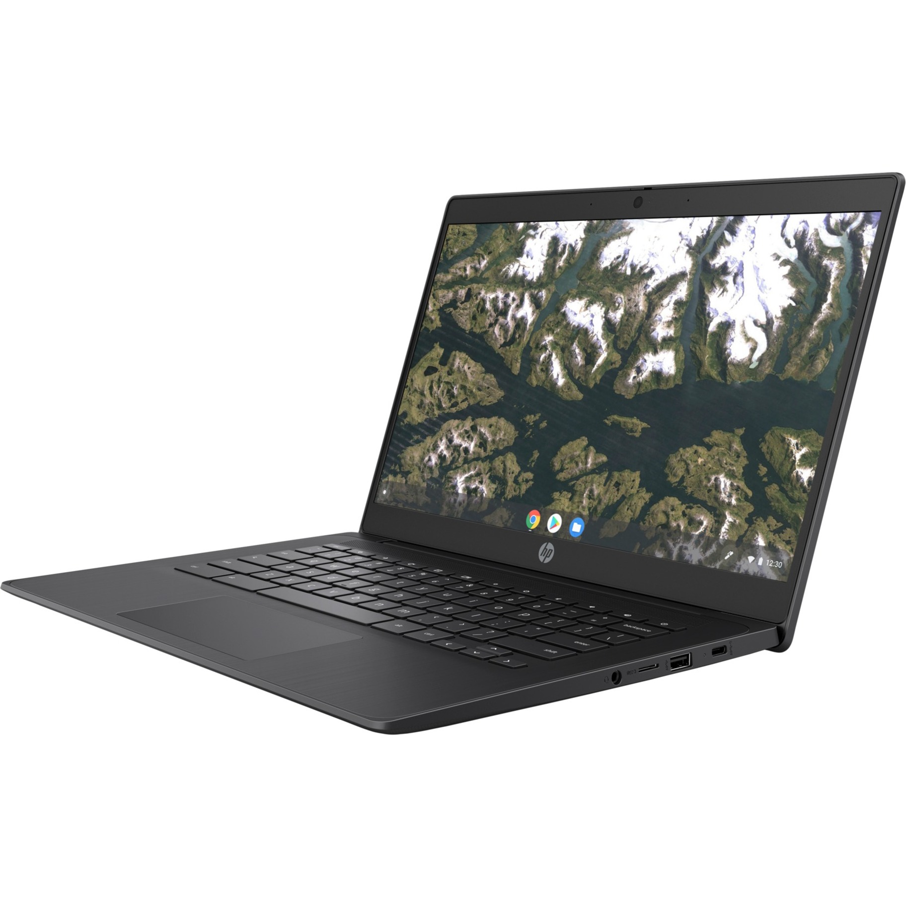 HP Chromebook 14 G6 14" Chromebook - 60 Hz - Intel Celeron N4120 - 8 GB - 32 GB Flash Memory - Chalkboard Gray - Intel Chip - Front Camera/Webcam - 13.50 Hours Battery Run Time - IEEE 802.11a/b/g/n/ac Wireless LAN Standard