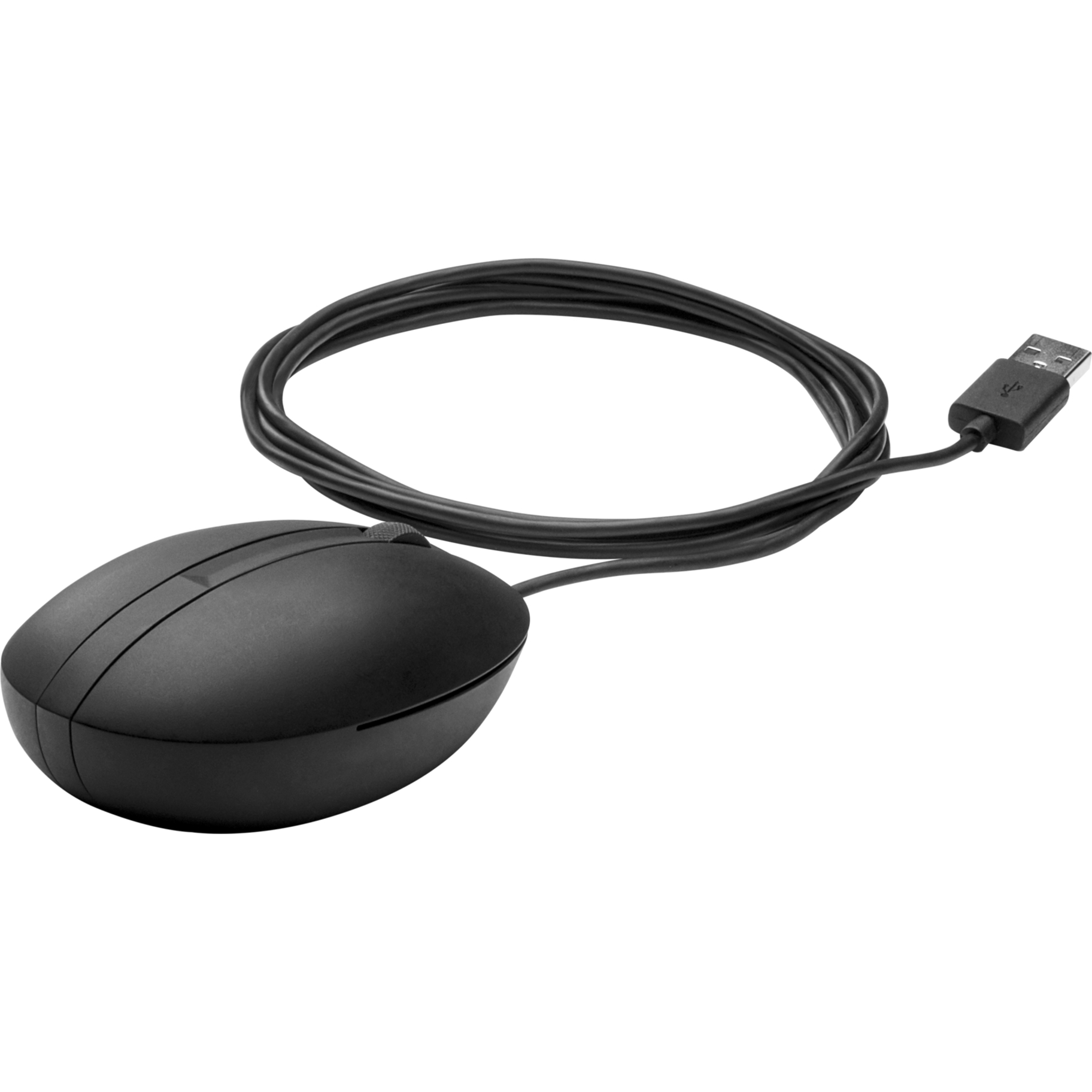 HP Wired Desktop 320M Mouse - Optical - Cable - USB - 1000 dpi - Scroll Wheel - Symmetrical — alternate image2