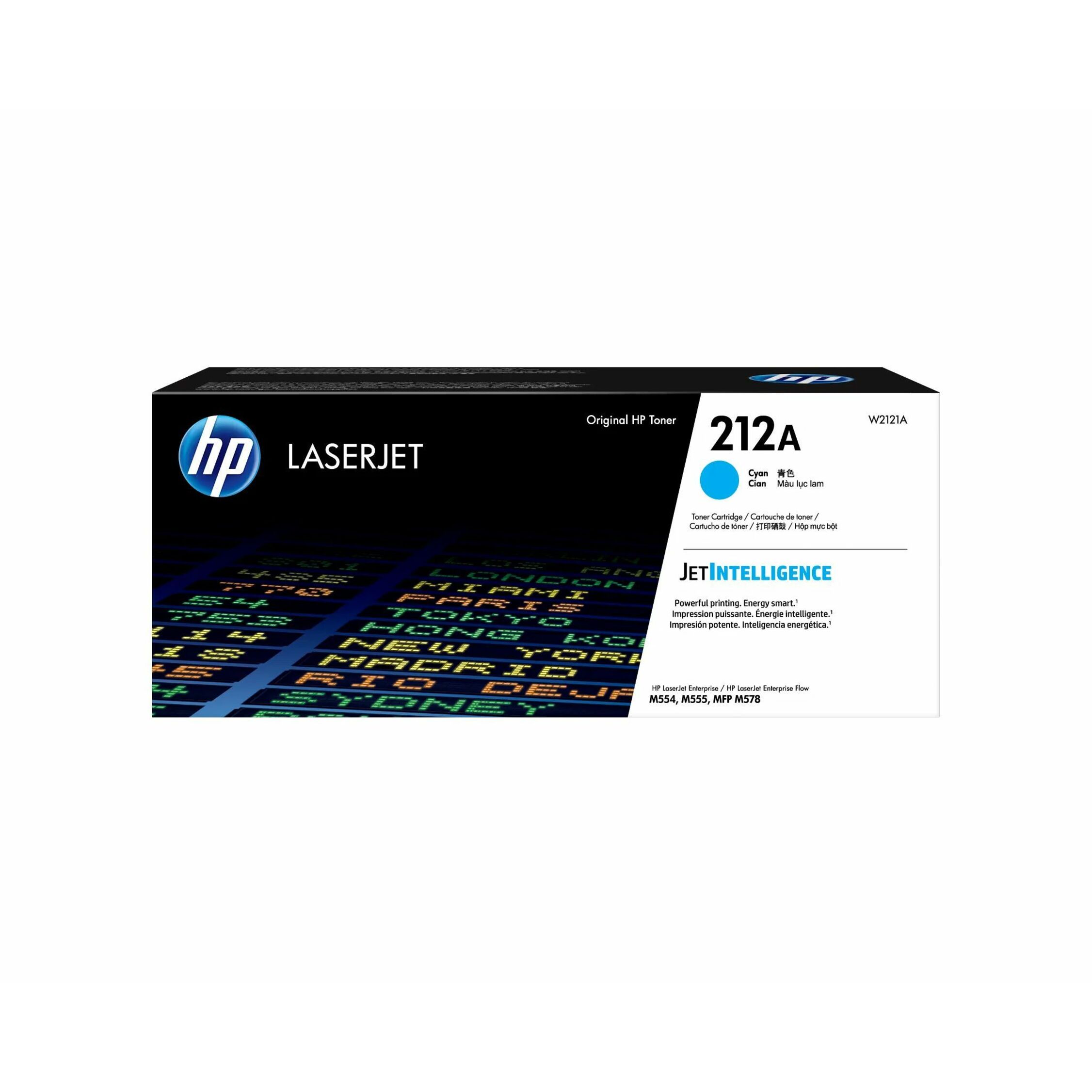HP 212A Original Standard Yield Laser Toner Cartridge - Cyan - 1 Each - 4500 Pages