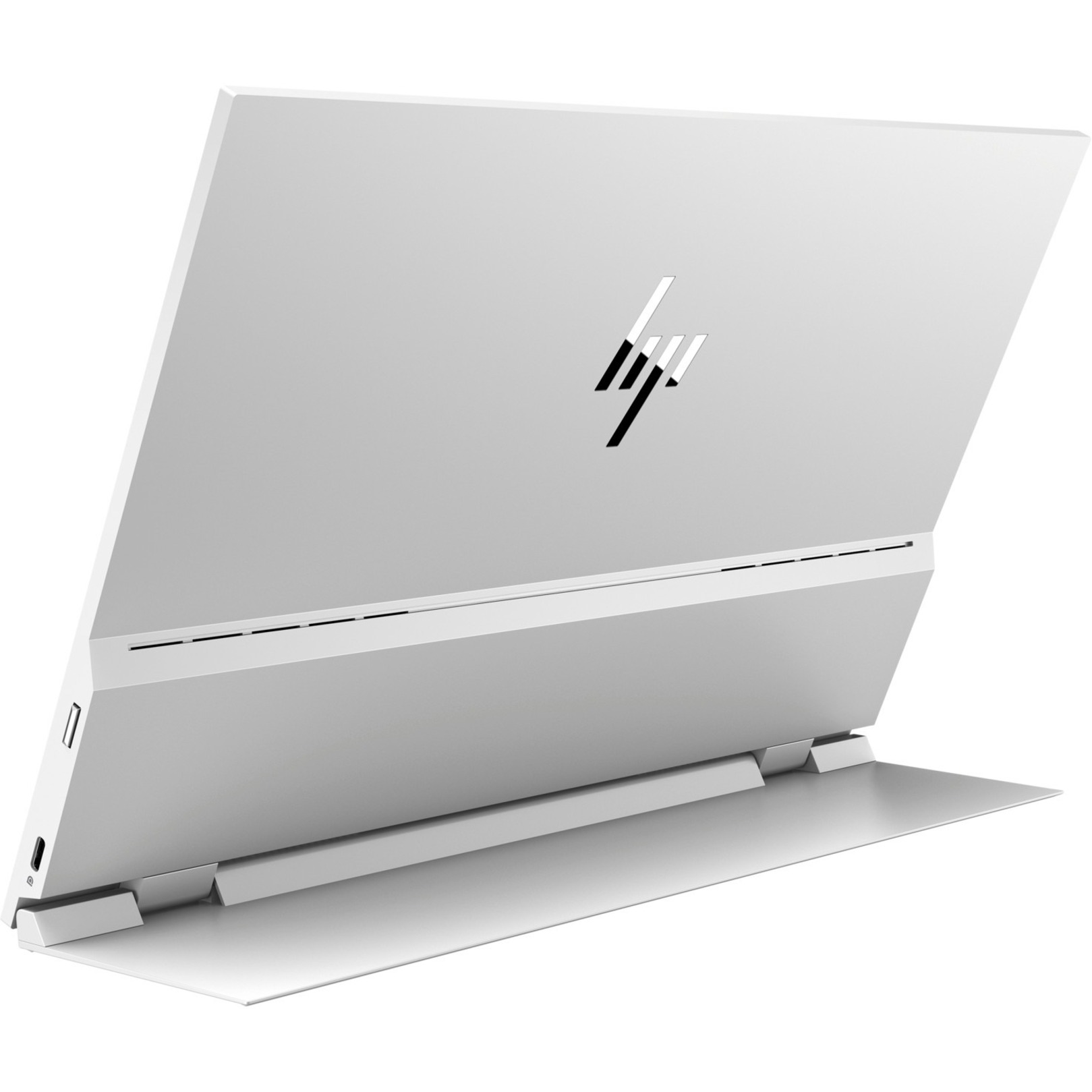 HP E14 G4 14" Class Full HD LCD Portable Monitor - 16:9 - Silver - 14" Viewable - In-plane Switching (IPS) Technology - 1920 x 1080 - 400 Nit - 5 ms - DisplayPort — alternate image3