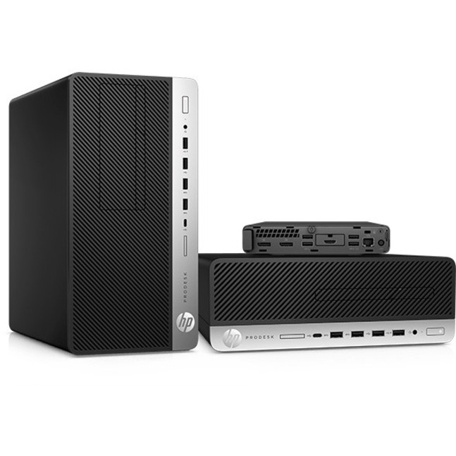HP Business Desktop ProDesk 600 G5 Desktop Computer - Intel Core i3 9th Gen i3-9100T - 8 GB - 256 GB SSD - Desktop Mini - Intel UHD Graphics 630 - English Keyboard - 65 W — alternate image3