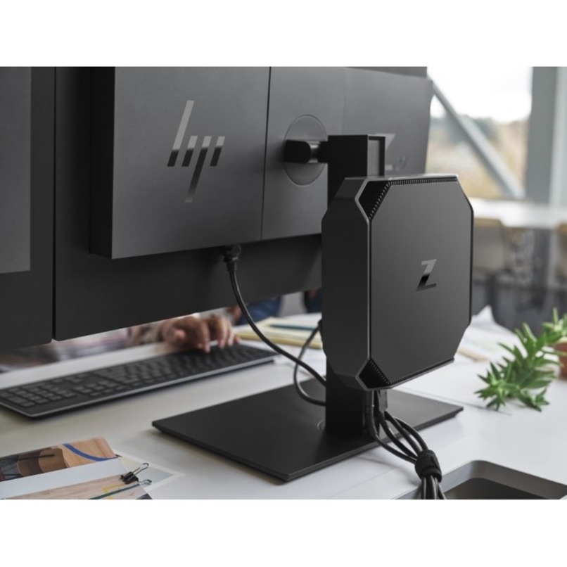 HP Z2 Mini G5 Workstation - 1 Core i7 10th Gen i7-10700 - vPro Technology - 16 GB - 256 GB SSD - Mini PC - Serial ATA/600 Controller - 0, 1 RAID Levels - Intel Optane Memory Ready - Gigabit Ethernet — alternate image4