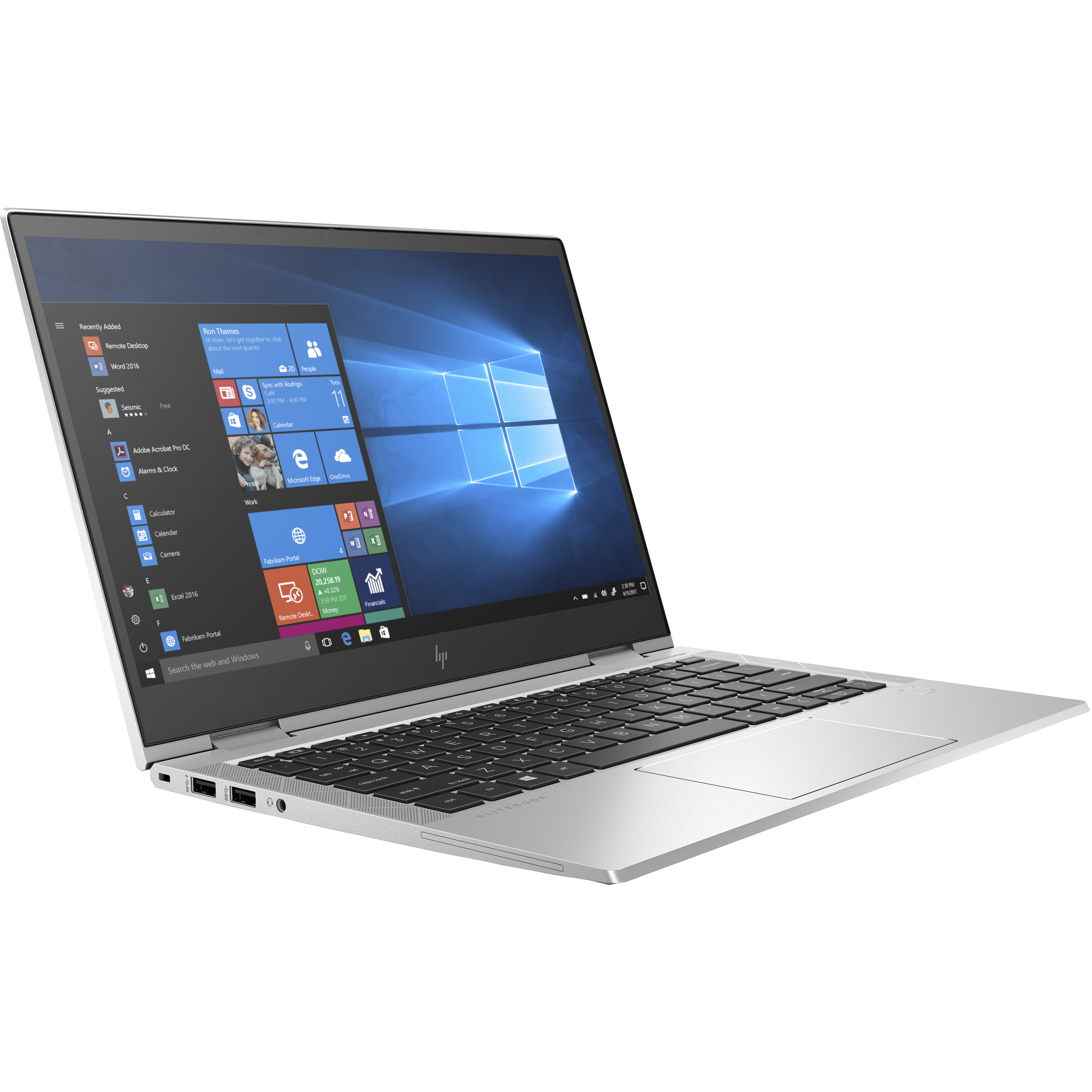 HP EliteBook x360 830 G7 13.3" Touchscreen Convertible 2 in 1 Notebook - Full HD - Intel Core i5 10th Gen i5-10310U - 16 GB - 512 GB SSD - English Keyboard - LTE Advanced - 1920 x 1080 - Intel UHD Graphics 620 - In-plane Switching (IPS) Technology, BrightView - 22 Hours Battery Run Time - 4G