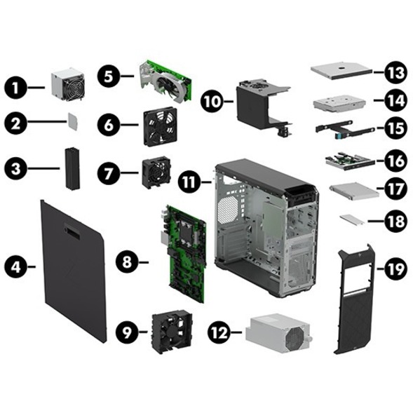 HP Z6 G4 Workstation - Xeon Gold 6226R - 192 GB - Tower - Black - Serial ATA/600 Controller - 0, 1, 5, 10 RAID Levels - Gigabit Ethernet — alternate image12