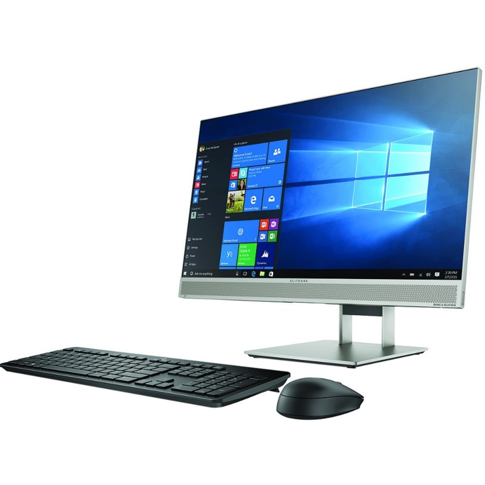 HP EliteOne 800 G5 All-in-One Computer - Intel Core i5 9th Gen i5-9500 - vPro Technology - 8 GB - 256 GB SSD - 23.8" Full HD - Desktop - 1920 x 1080 - Intel UHD Graphics 630 DDR4 SDRAM — left