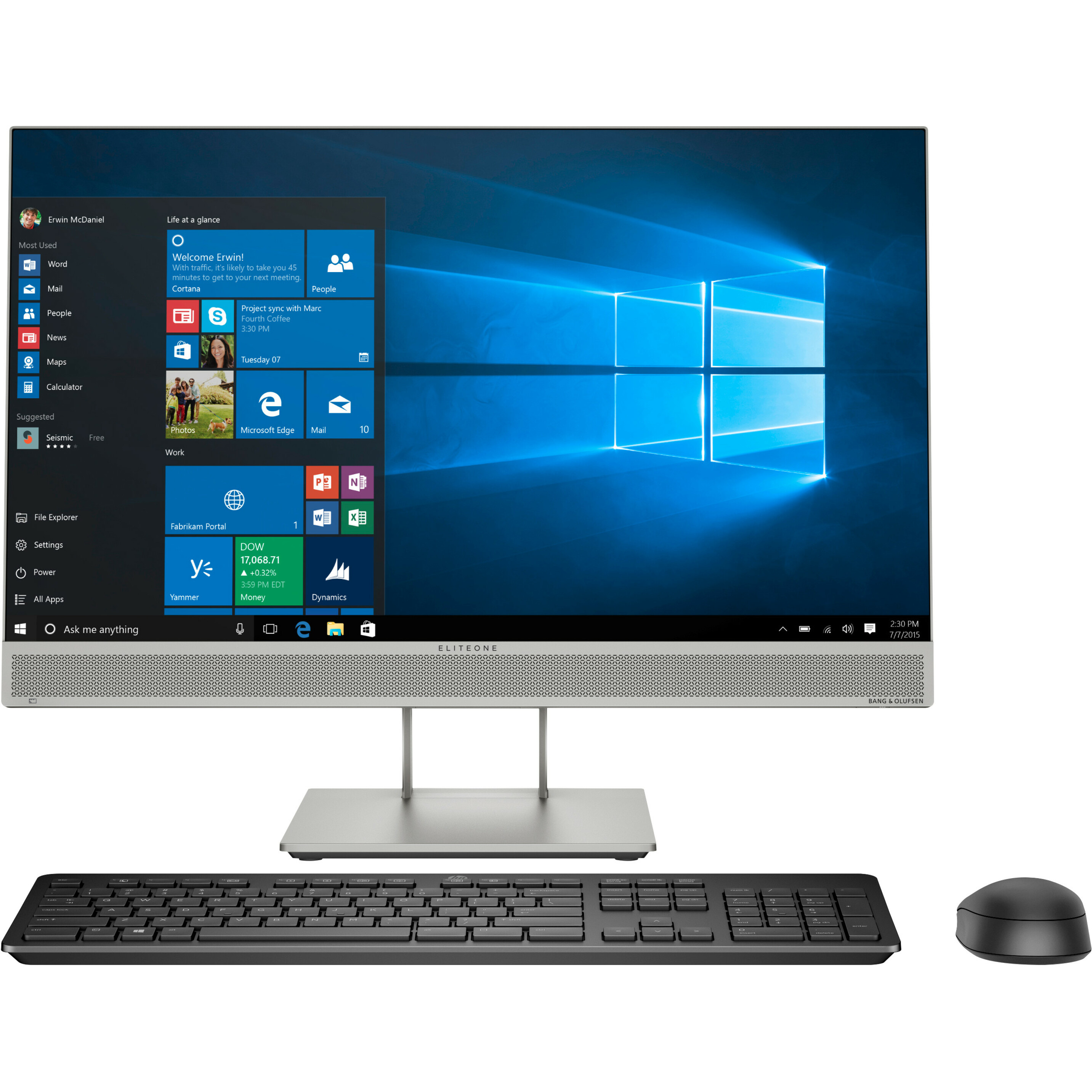 HP EliteOne 800 G5 All-in-One Computer - Intel Core i5 9th Gen i5-9600 - 8 GB - 500 GB HDD - 23.8" Full HD - Desktop - Intel Q370 Chip - 1920 x 1080 - Windows 10 Pro 64-bit - Intel UHD Graphics 630 DDR4 SDRAM - DVD-Writer