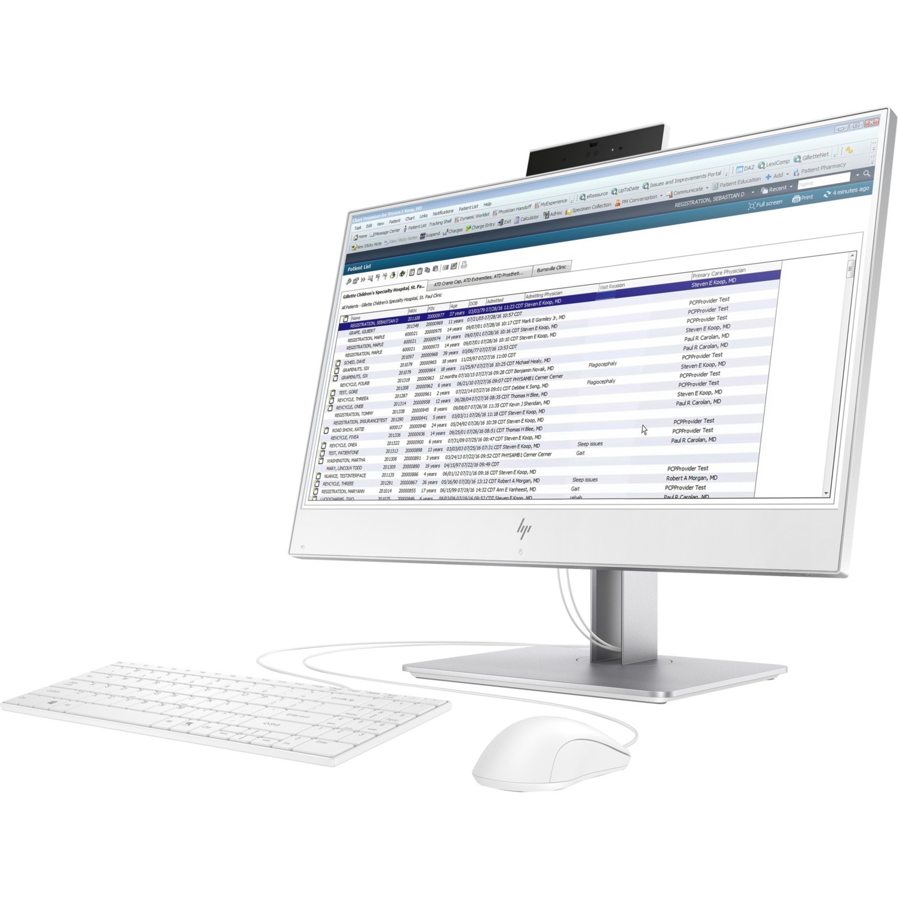 HP EliteOne 800 G5 All-in-One Computer - Intel Core i5 9th Gen i5-9600 - 8 GB - 256 GB SSD - Desktop - Intel Q370 Chip - Windows 10 Pro 64-bit - Intel UHD Graphics 630 DDR4 SDRAM - DVD-Writer — left