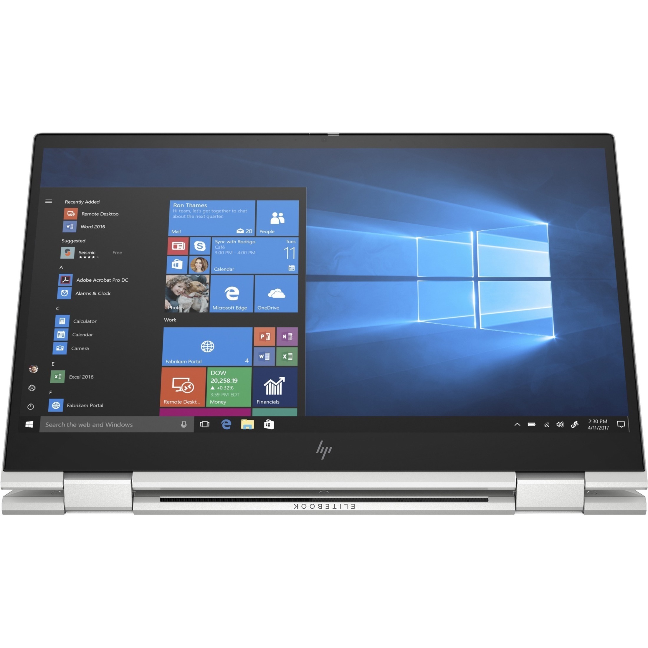 HP EliteBook x360 830 G7 13.3" Touchscreen Convertible 2 in 1 Notebook - Full HD - Intel Core i7 10th Gen i7-10610U - 16 GB - 512 GB SSD - English Keyboard - 1920 x 1080 - Intel UHD Graphics 620 - BrightView, In-plane Switching (IPS) Technology — alternate image3