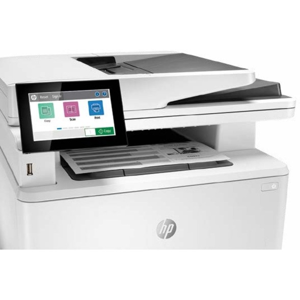 HP LaserJet Managed E42540f Laser Multifunction Printer-Monochrome-Copier/Fax/Scanner-38 ppm Mono Print-1200x1200 Print-Automatic Duplex Print-120000 Pages Monthly-350 sheets Input-Color Scanner-600 Optical Scan-Gigabit Ethernet - Copier/Fax/Printer/Scanner - 38 ppm Mono Print - 1200 x 1200 dpi Print - Automatic Duplex Print - Up to 120000 Pages Monthly - 350 sheets Input - Color Scanner - 600 dpi Optical Scan - Gigabit Ethernet - USB - For Plain Paper Print — alternate image1